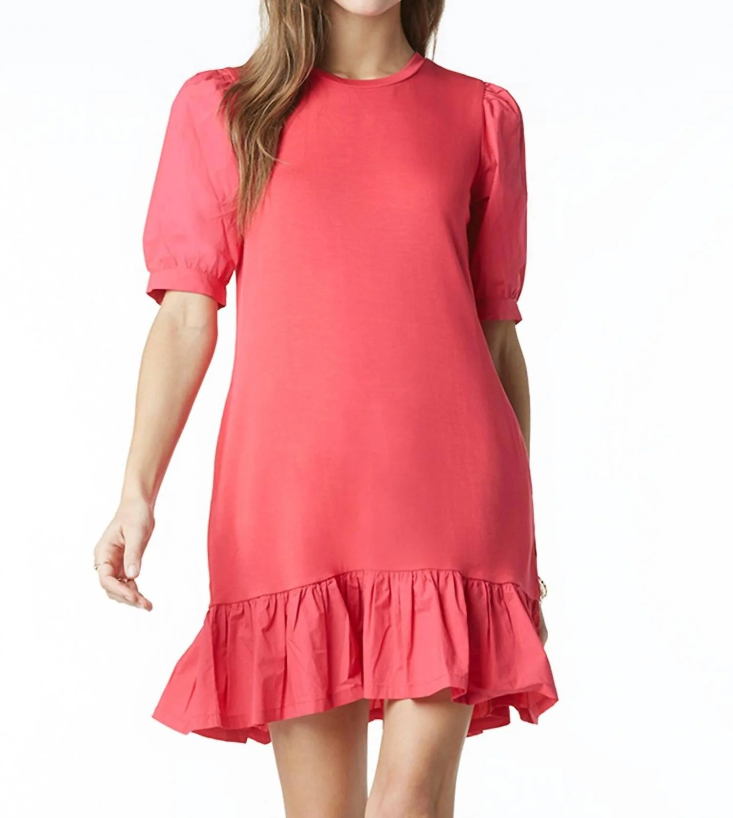 Tenley Dress In Azalea Pink