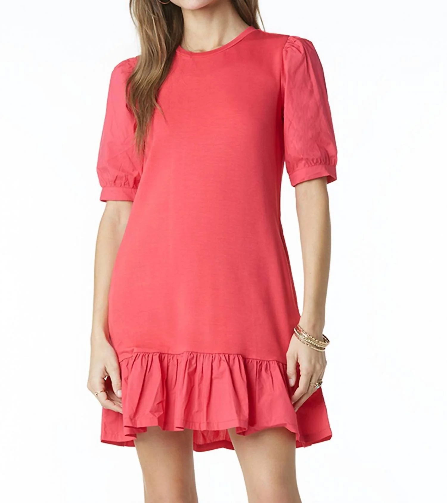 Tenley Dress In Azalea Pink - Image 2