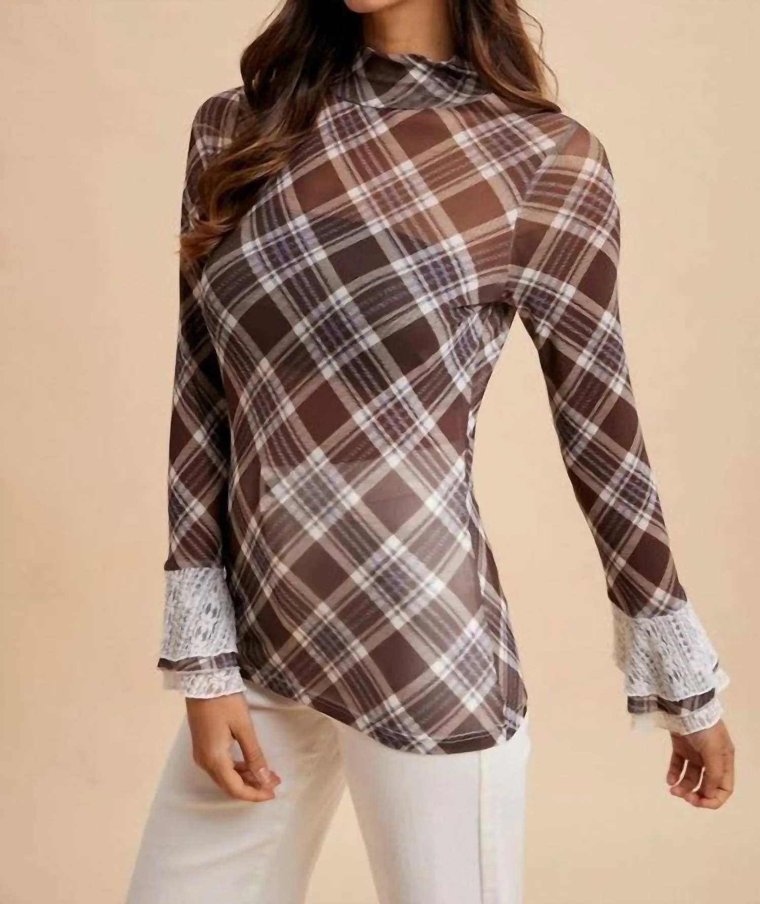 The Chesney Top In Chocolate - Image 3