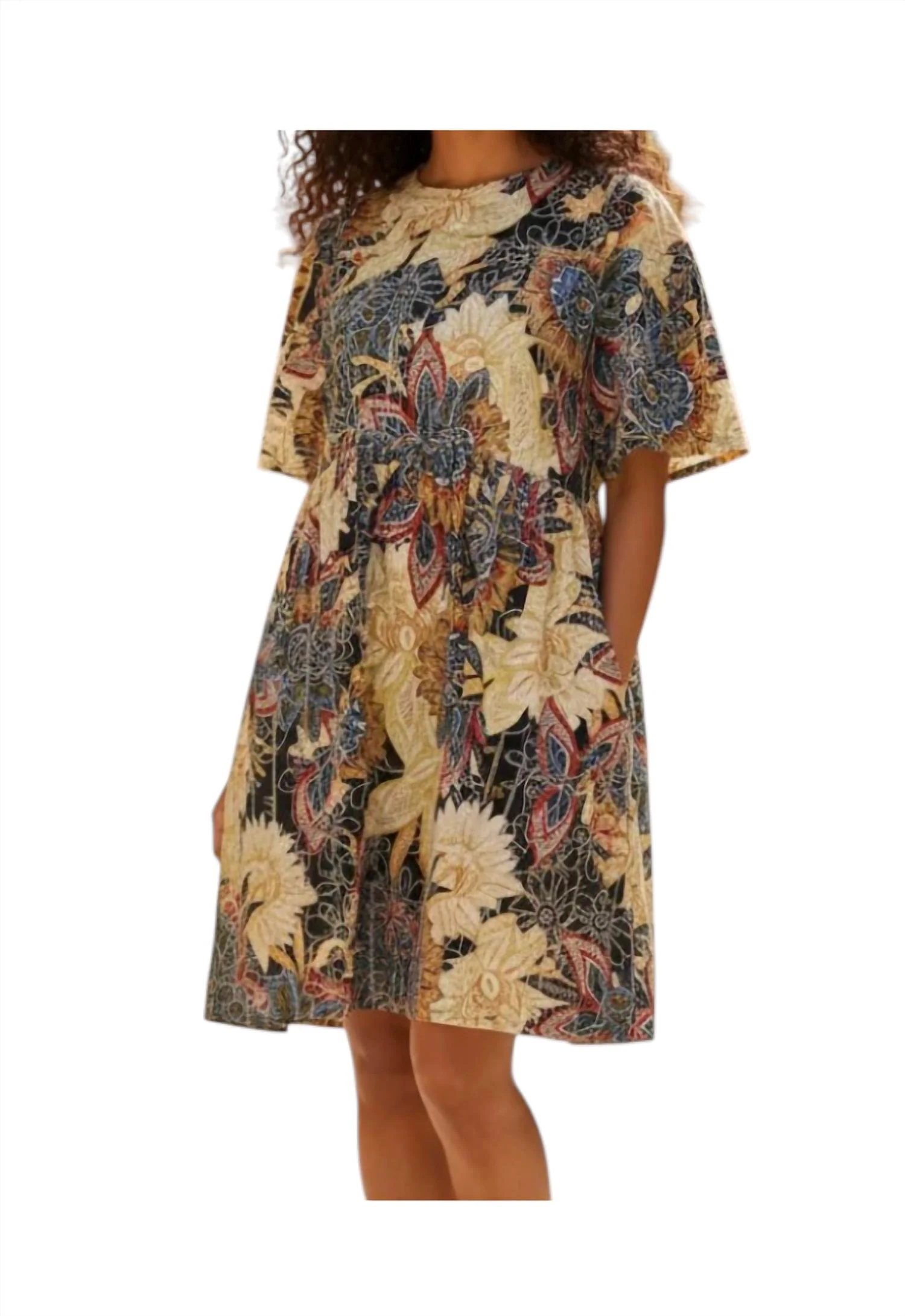 The Clara Dress In Multi - Image 2