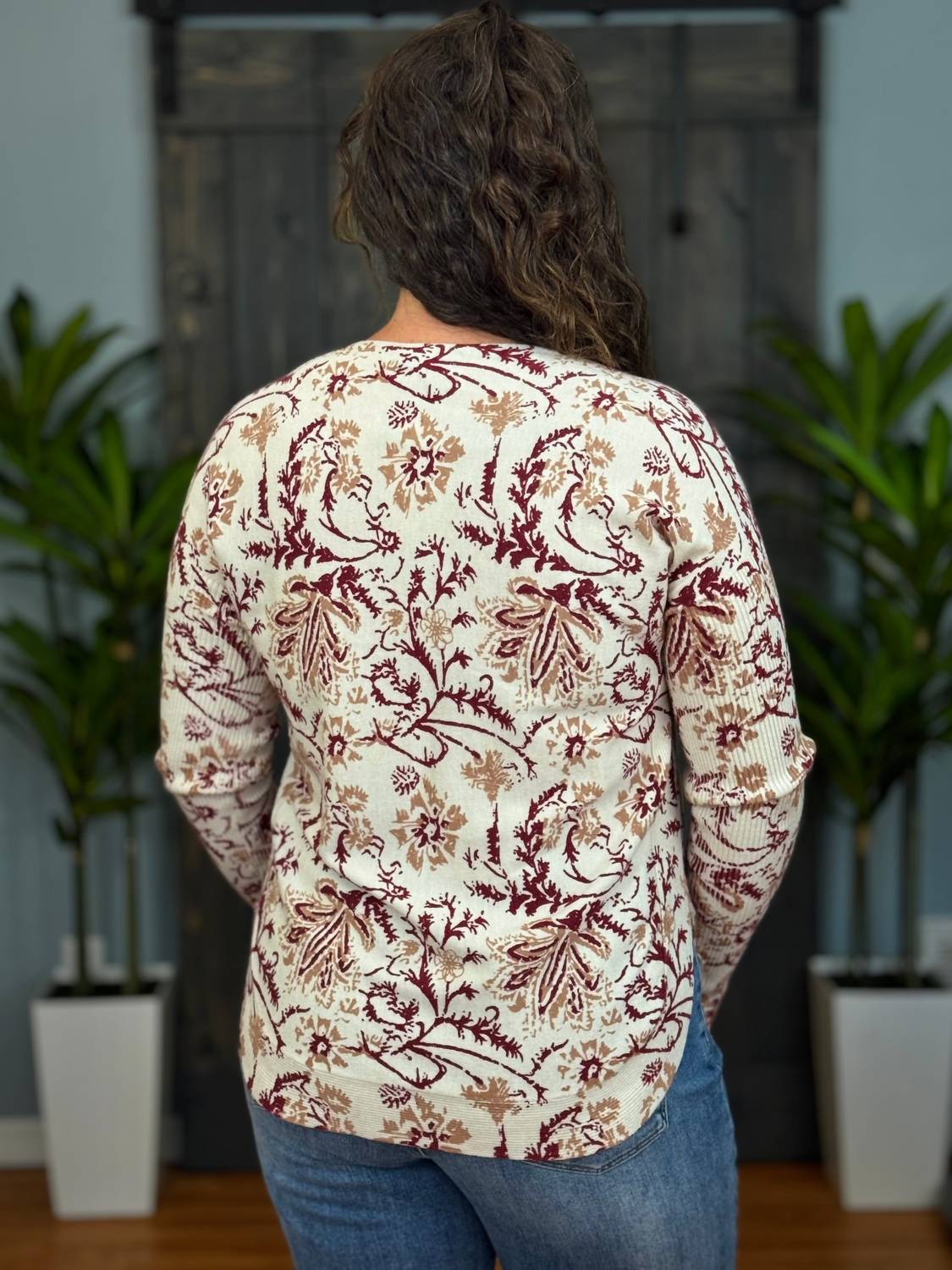 The Clayton Sweater In Calico - Image 3