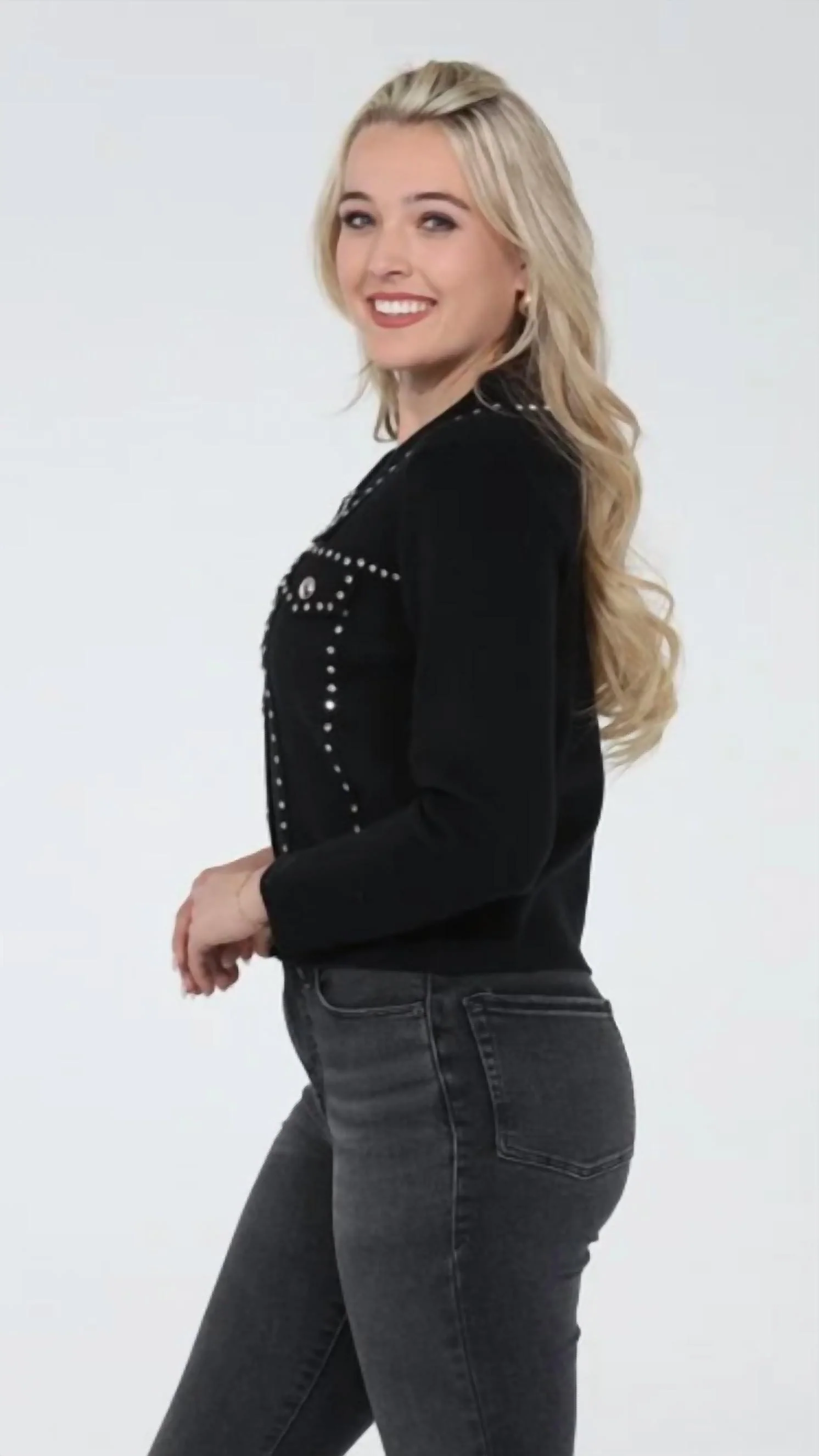The Clover Jacket In Black - Image 2