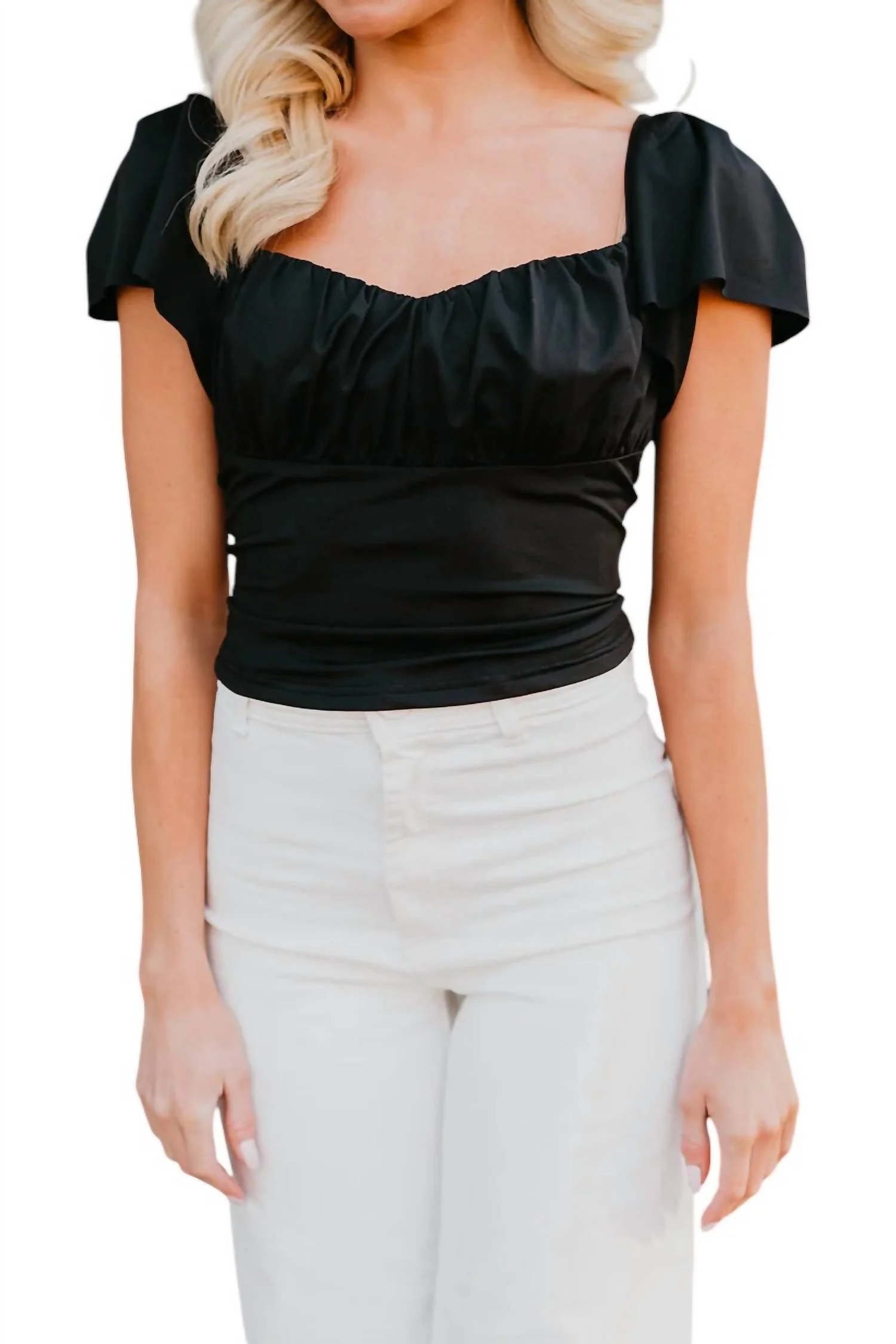 The Heartbreaker Top In Black - Image 4