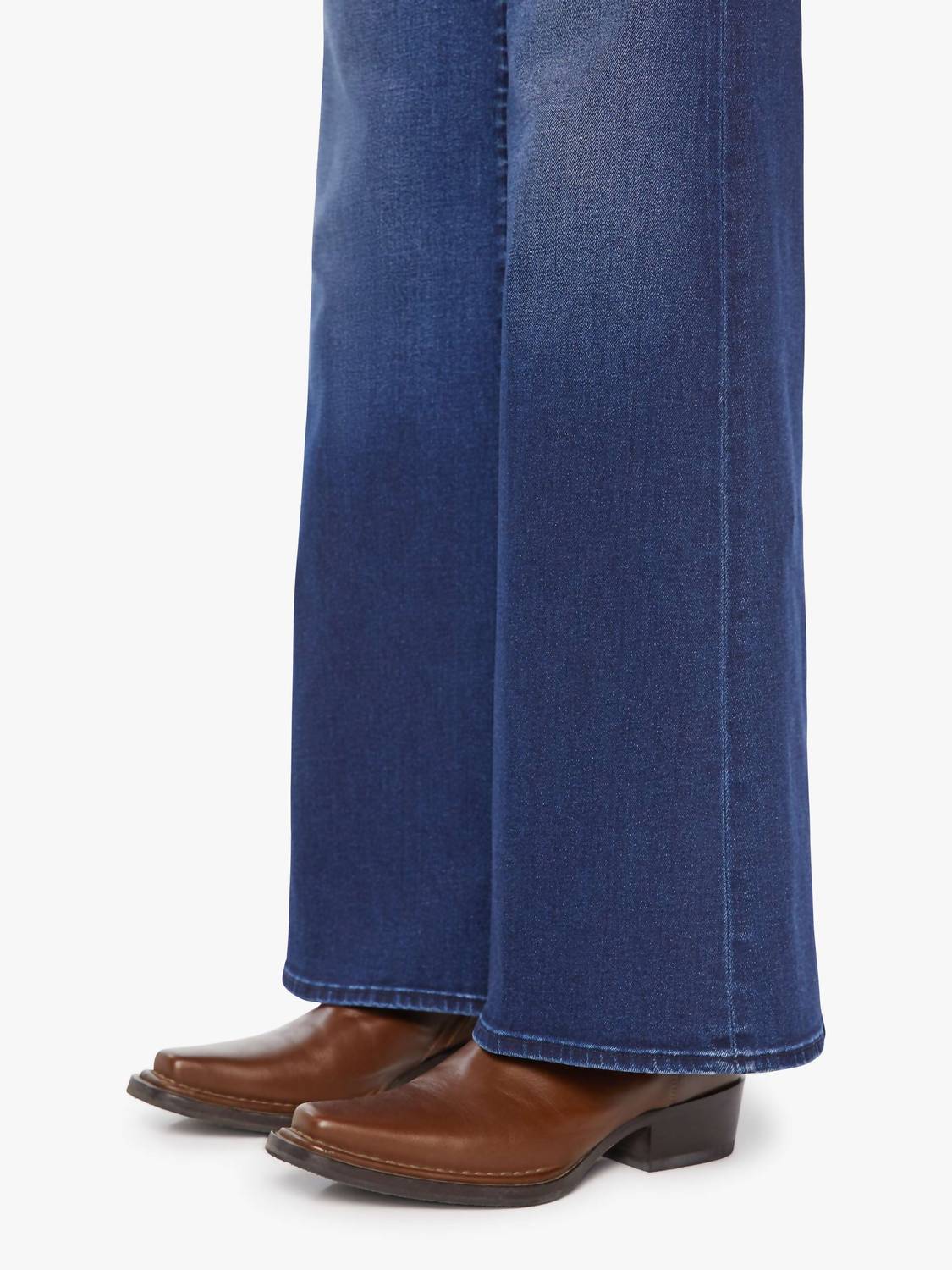 The Hustler Roller Sneak Jeans In Blue - Image 4