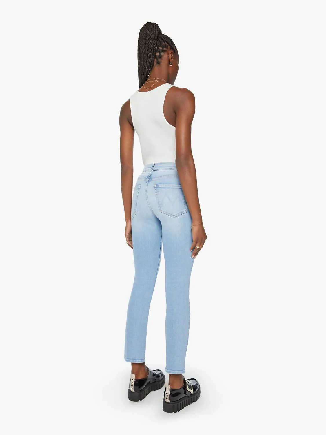 The Mid-Rise Dazzler Ankle Jeans In Blue - Image 2
