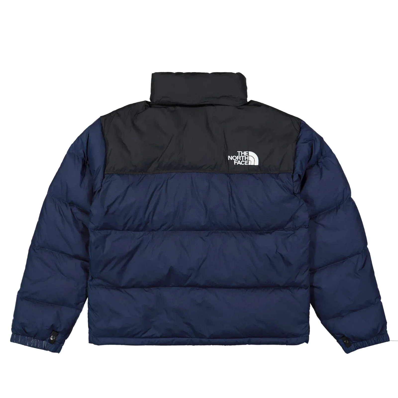 The North Face 1996 Retro Nuptse Puffer Jacket Men Navy Black Hooded DDR3118 - Image 2