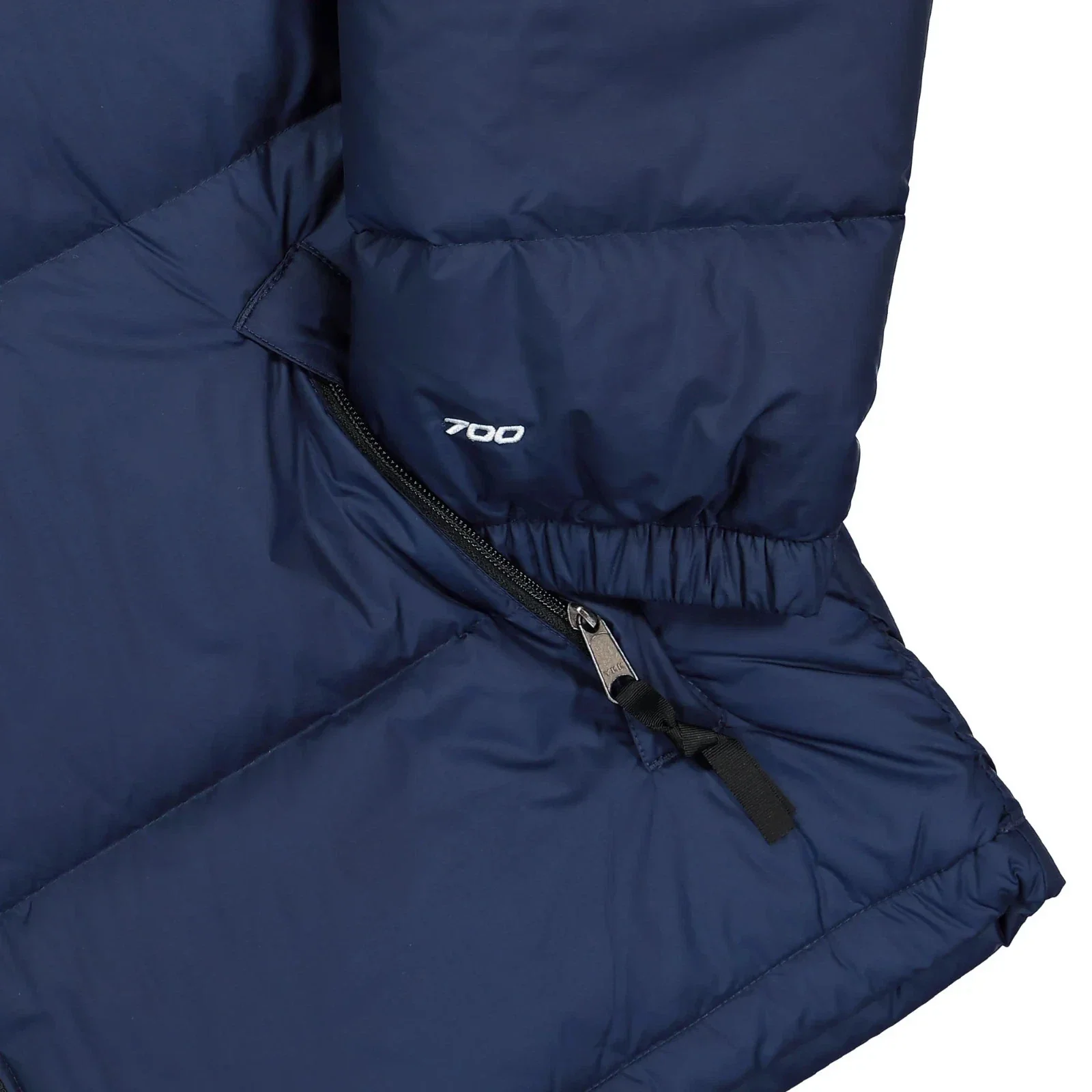 The North Face 1996 Retro Nuptse Puffer Jacket Men Navy Black Hooded DDR3118 - Image 4
