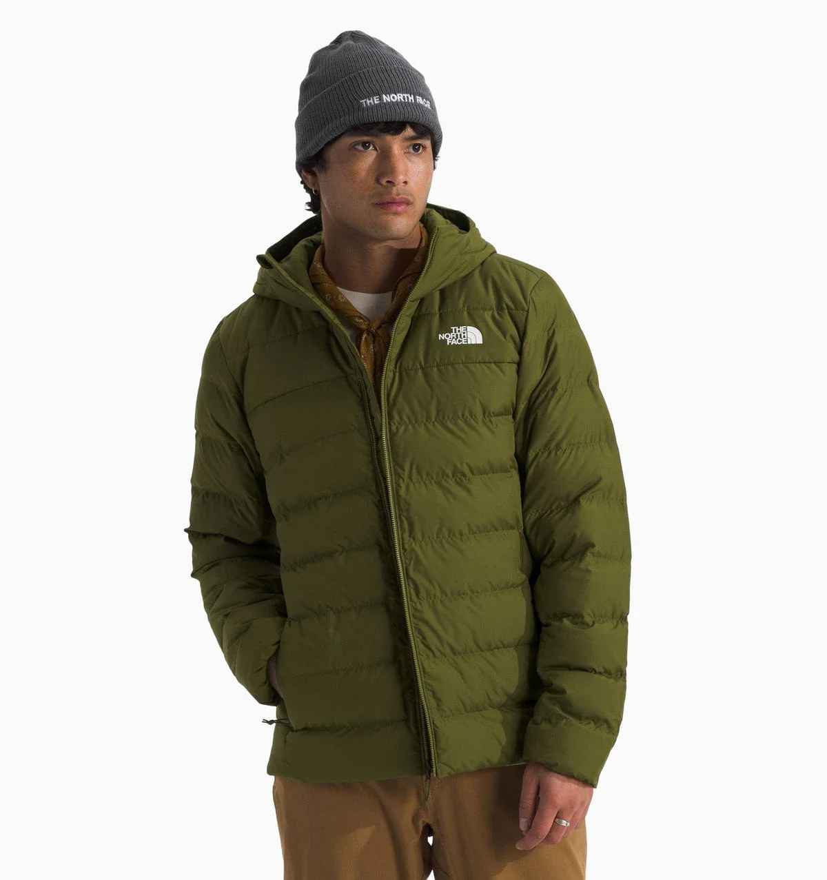 The North Face Aconcagua 3 NF0A84I1PIB Hoodie Men's Green Full Zip JZZ257