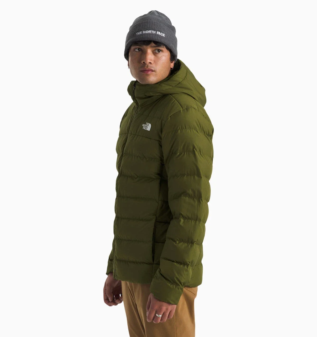 The North Face Aconcagua 3 NF0A84I1PIB Hoodie Men's Green Full Zip JZZ257 - Image 3