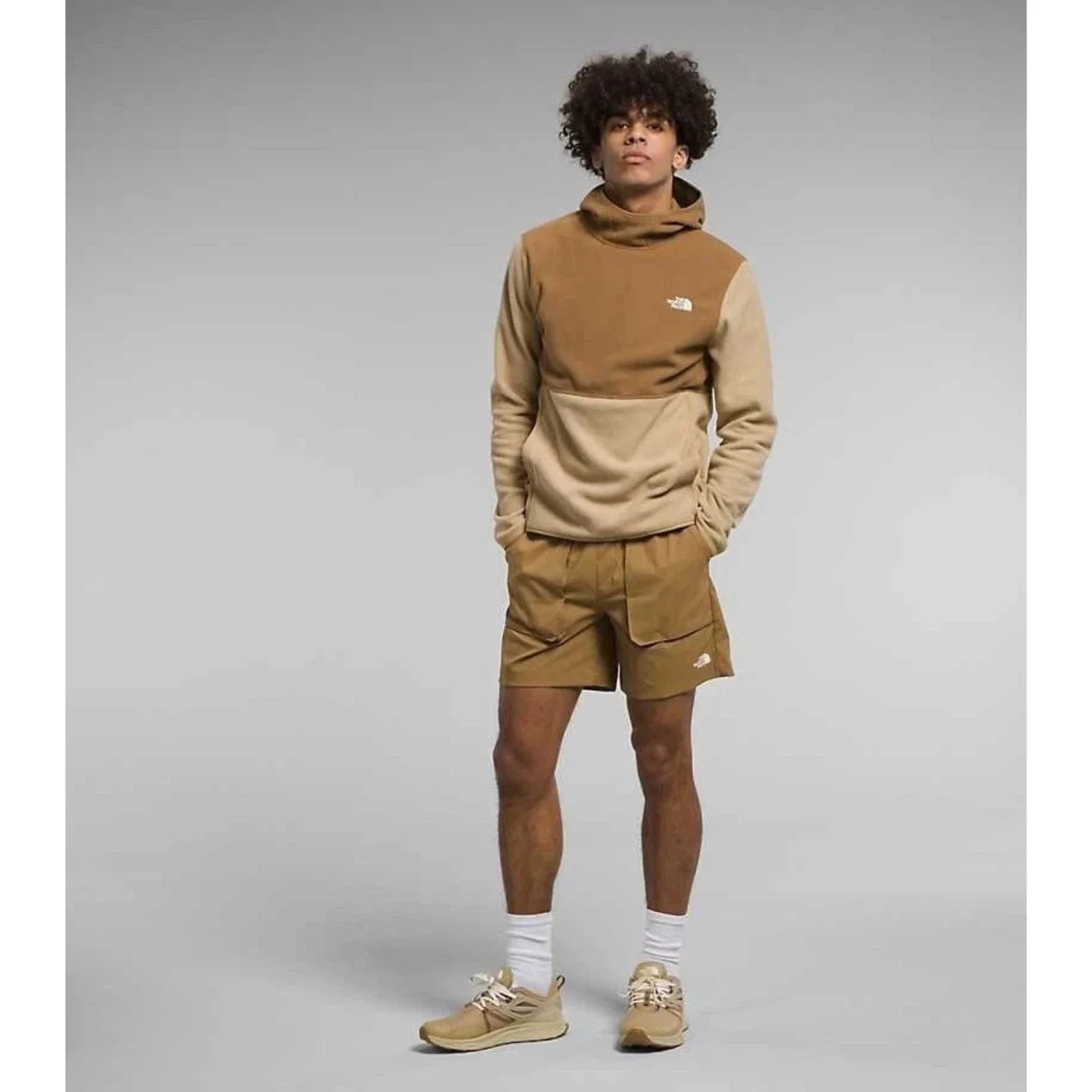The North Face Alpine Polartec 100 Hoodie Men's Brown Long Sleeve KFC623 - Image 4