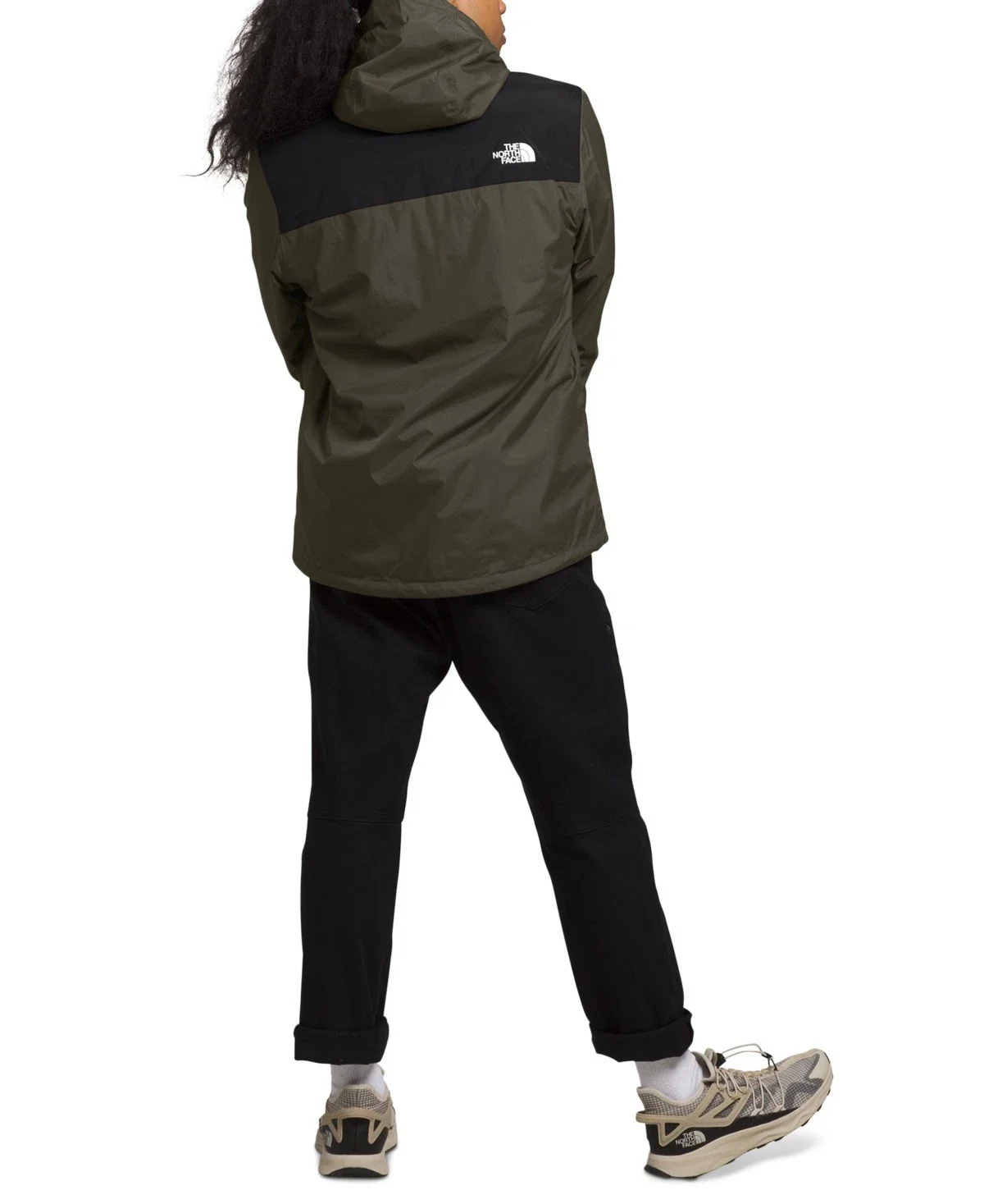 The North Face Antora Triclimate Jacket Mens Green Waterproof Full Zip DDR3 9 - Image 4