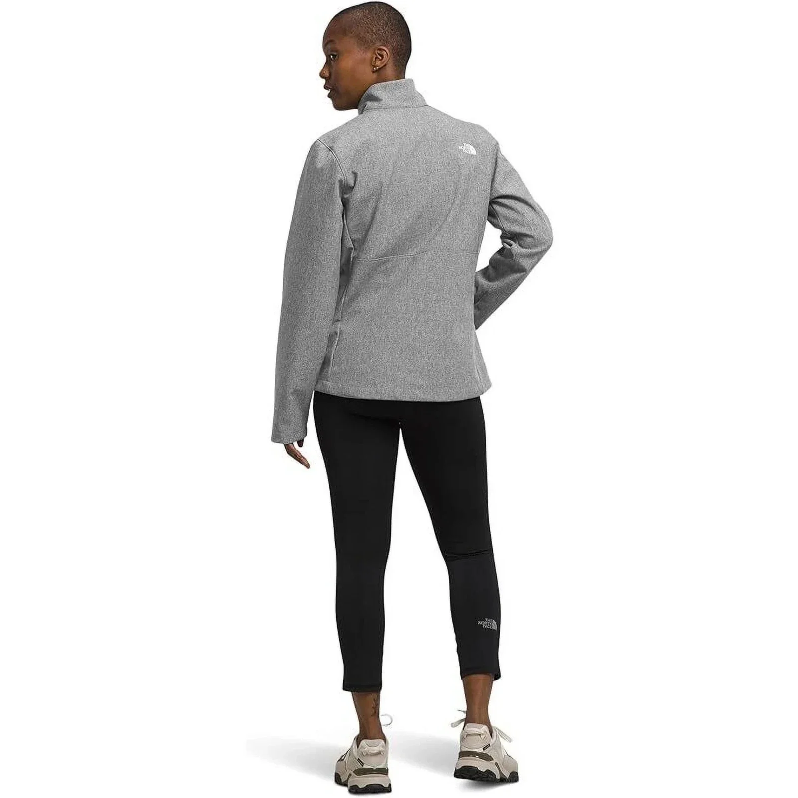 The North Face Apex Bionic 3 Jacket Womens Gray Mock Neck Full Zip KFC408 - Image 2