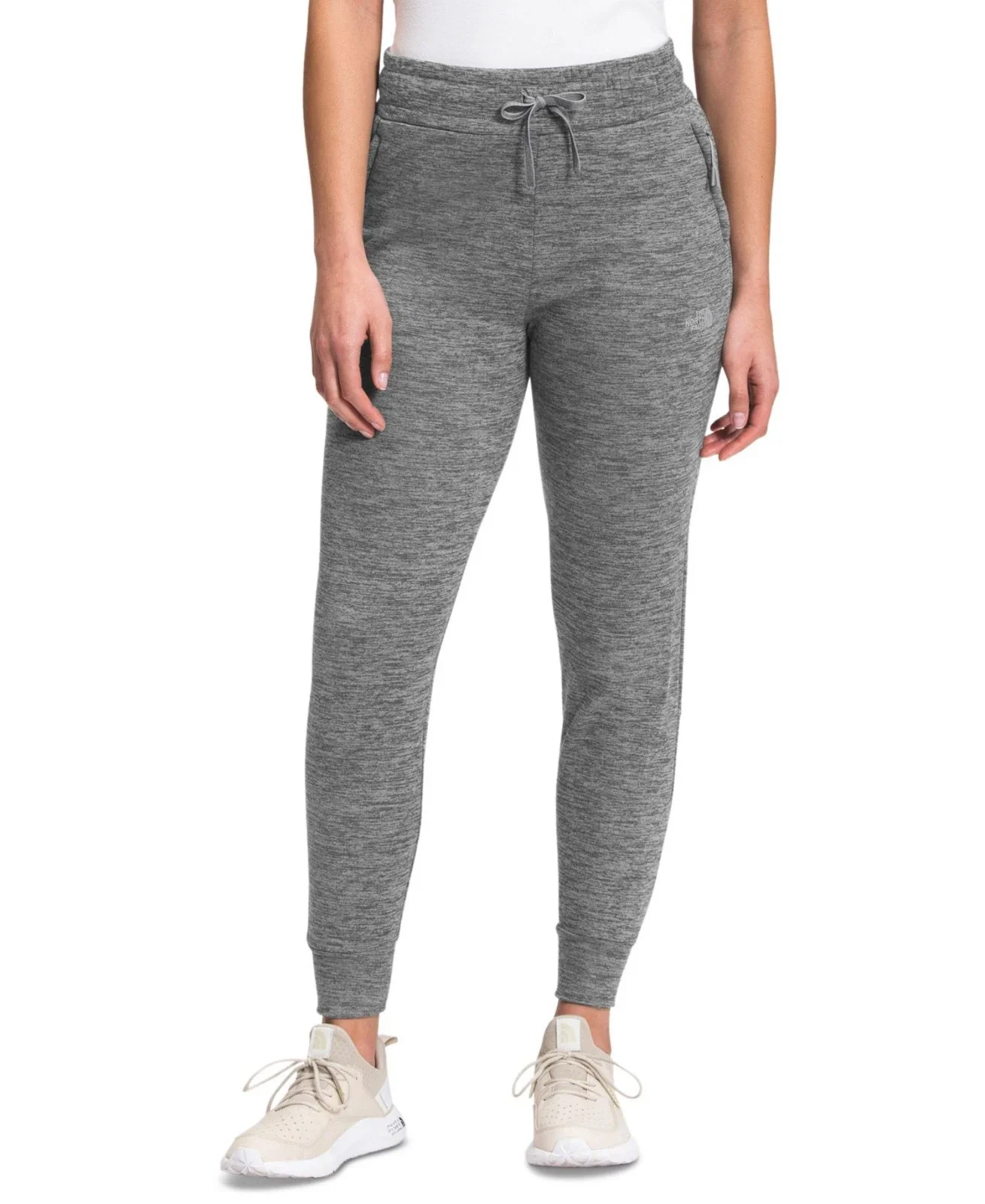 The North Face Canyonlands Joggers Women's Gray Heather Tapered Leg JZZ446 - Image 2