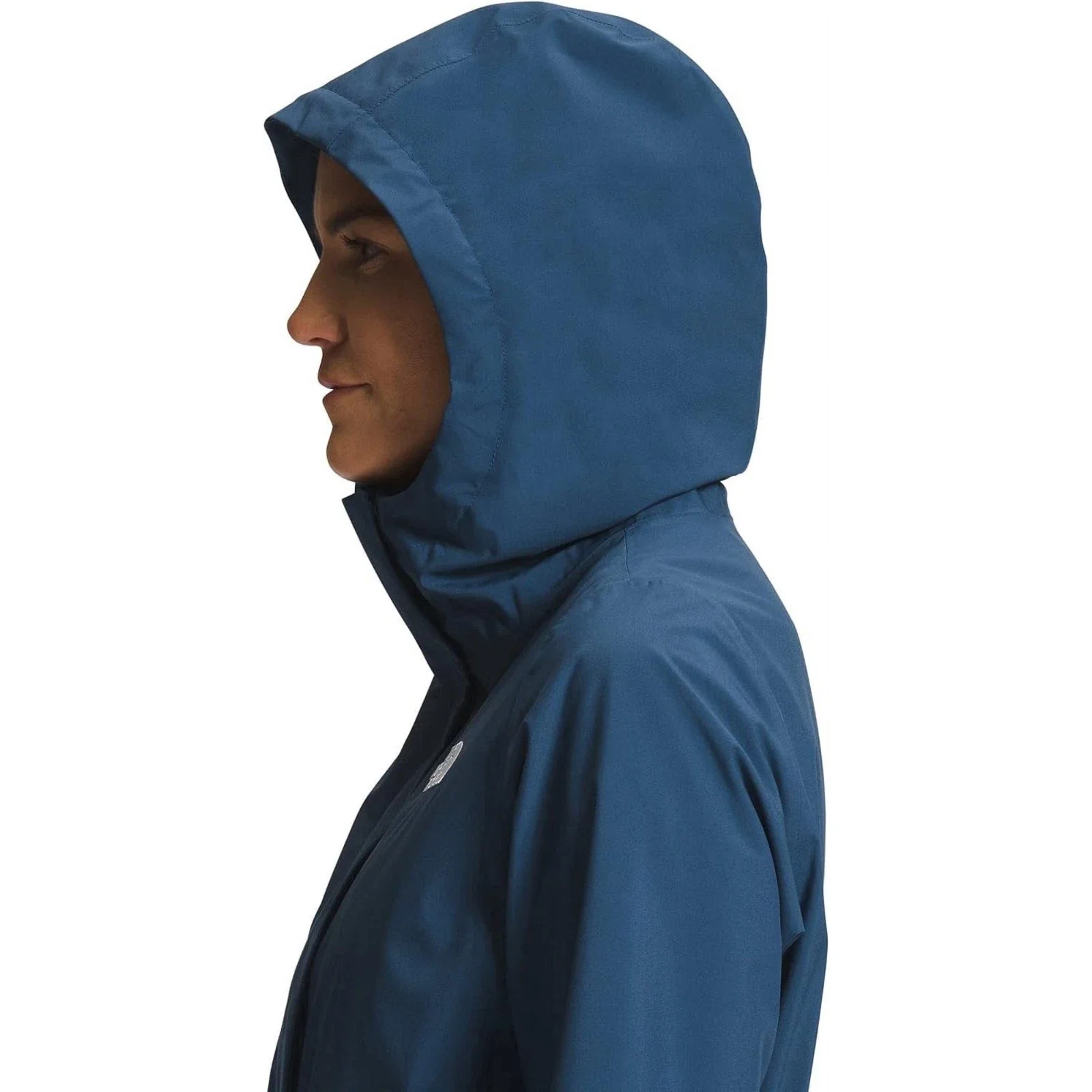 The North Face City Breeze Rain Parka II Jacket Women's Blue Hooded KFC498 - Image 5