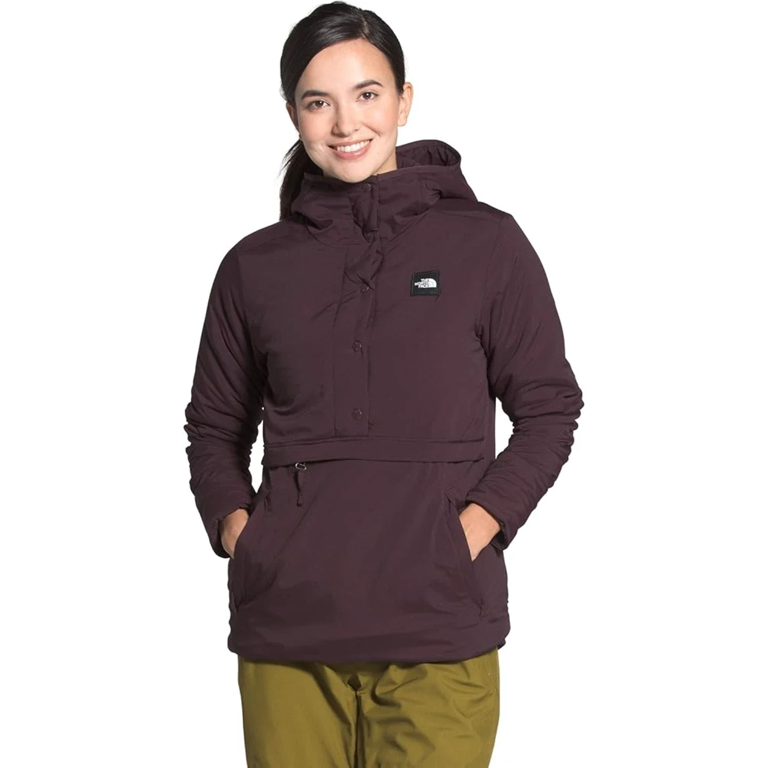 The North Face Fallback NF0A4R1E6X5 Hoodie Women's Purple Pullover KFC363 - Image 4