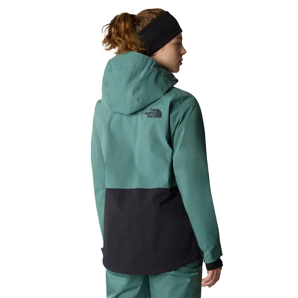The North Face Freedom Jacket Women's Green Waterproof Hooded Full Zip KFC347 - Image 2