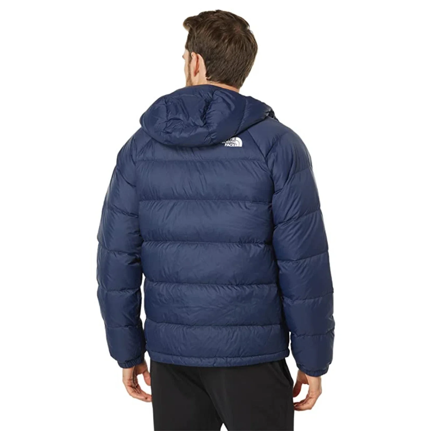The North Face Hydrenalite Puffer Jacket Men's Navy Down Quilted Hooded FROG314 - Image 4
