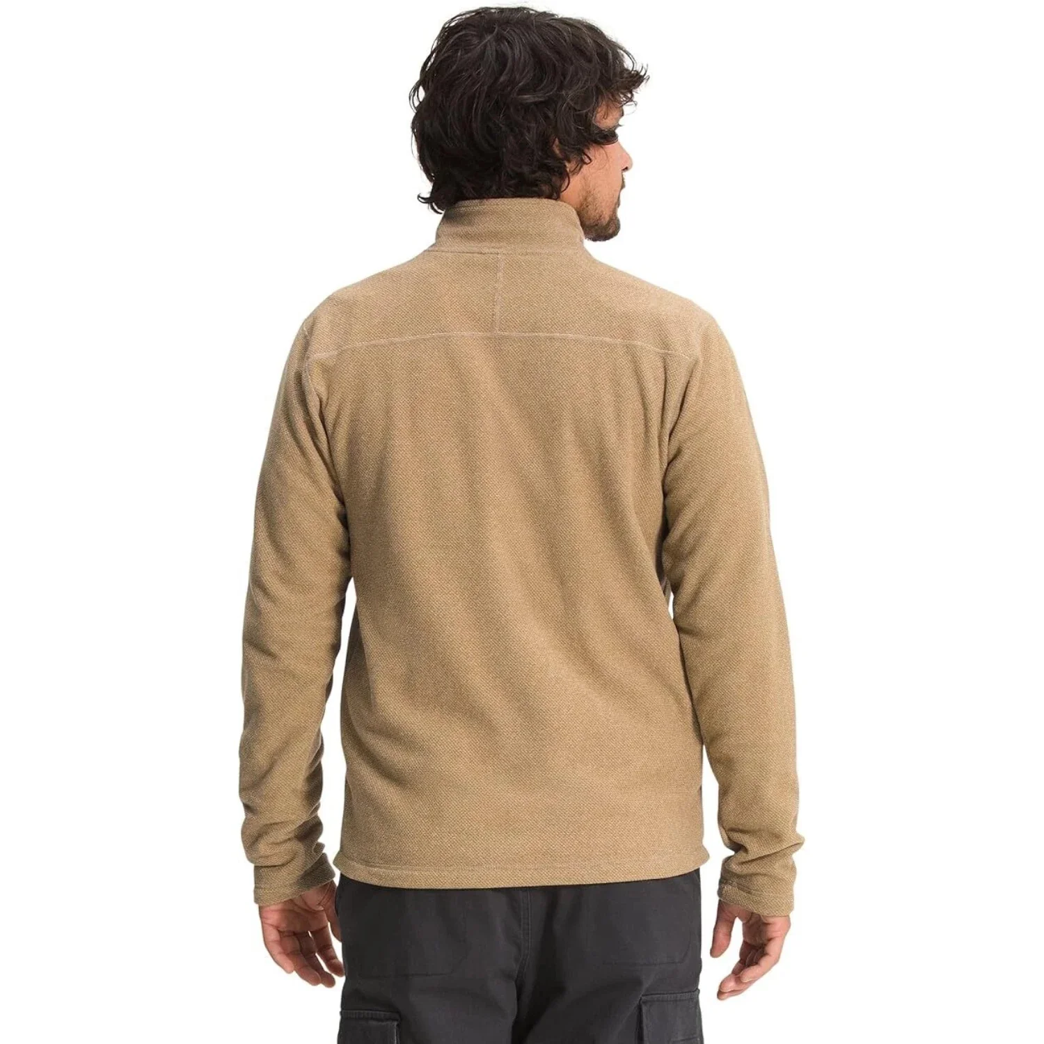 The North Face Textured Cap Rock NF0A3YR12FJ Sweatshirt Men's Beige KFC342 - Image 2