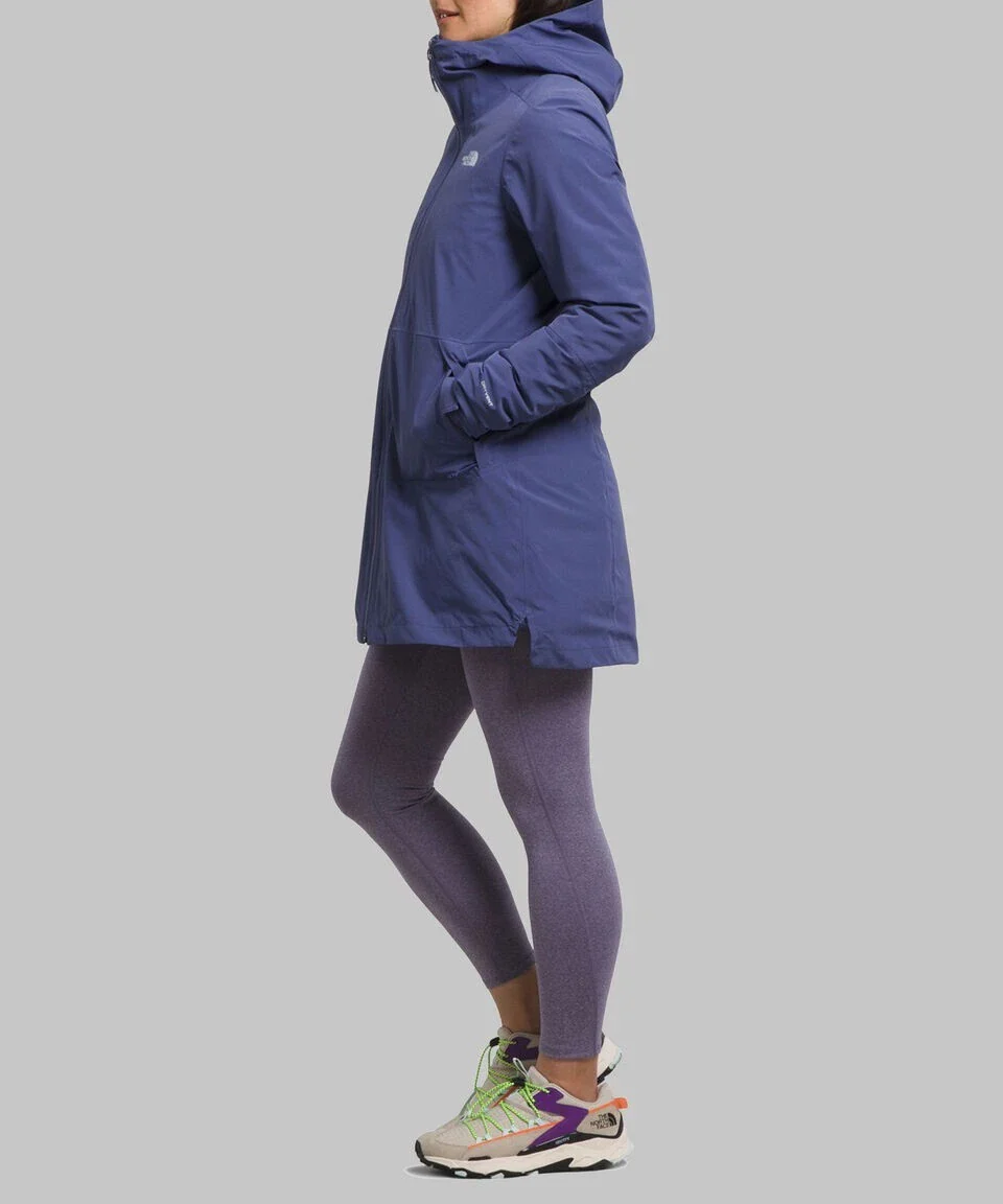The North Face Thermoball Eco Jacket Women's Blue Triclimate Parka KFC449 - Image 2