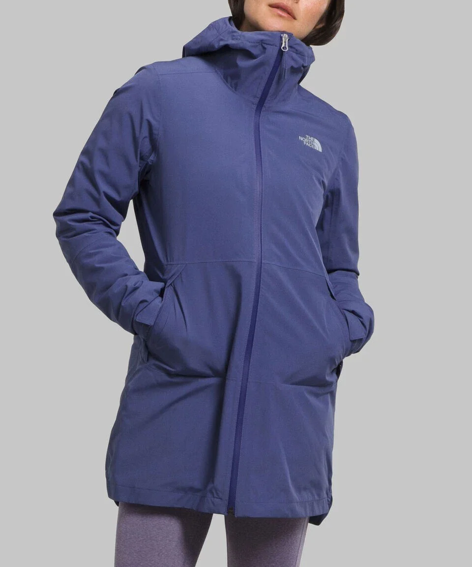 The North Face Thermoball Eco Jacket Women's Blue Triclimate Parka KFC449 - Image 3