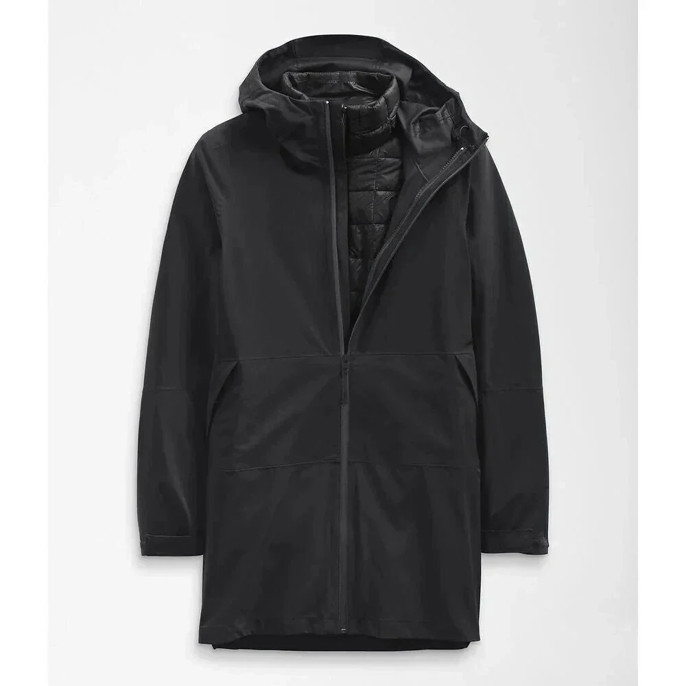The North Face Thermoball Eco Triclimate Jacket Women's Black Parka KFC392 - Image 4