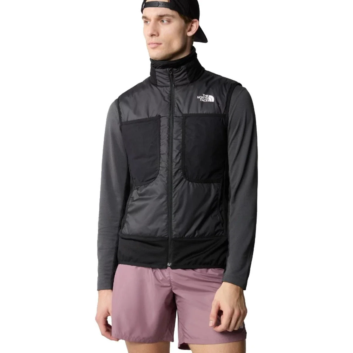 The North Face Winter Warm Pro Vest Men Black Chest Pocket Full Zip JZZ267