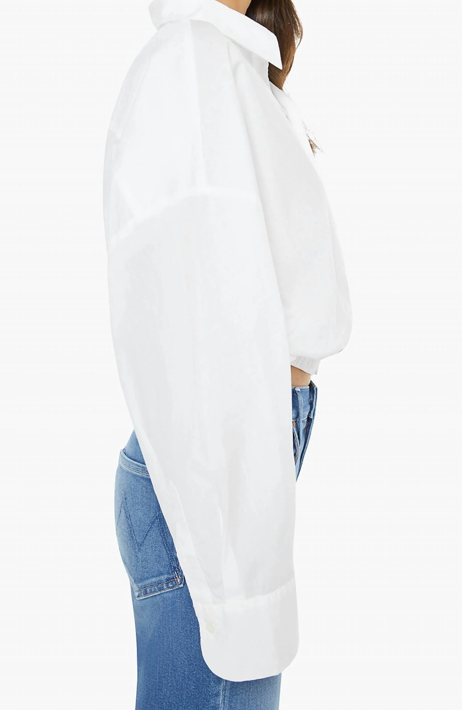 The Scrunchie Frenchie Top In White - Image 4