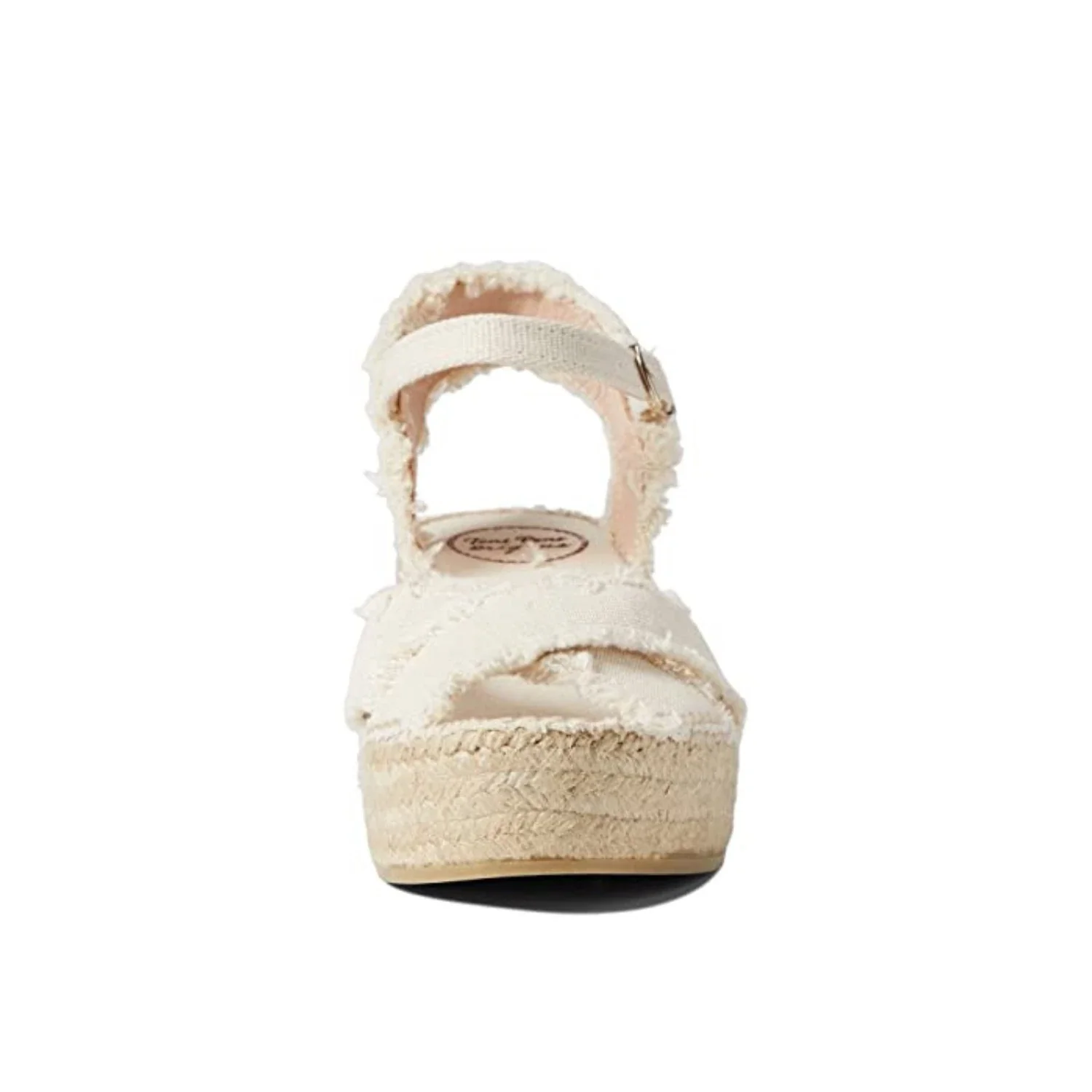 Toni Pons Irina Sandal Womens Ivory Ankle Strap Wedge Heel Espadrille HTAT1283 - Image 5