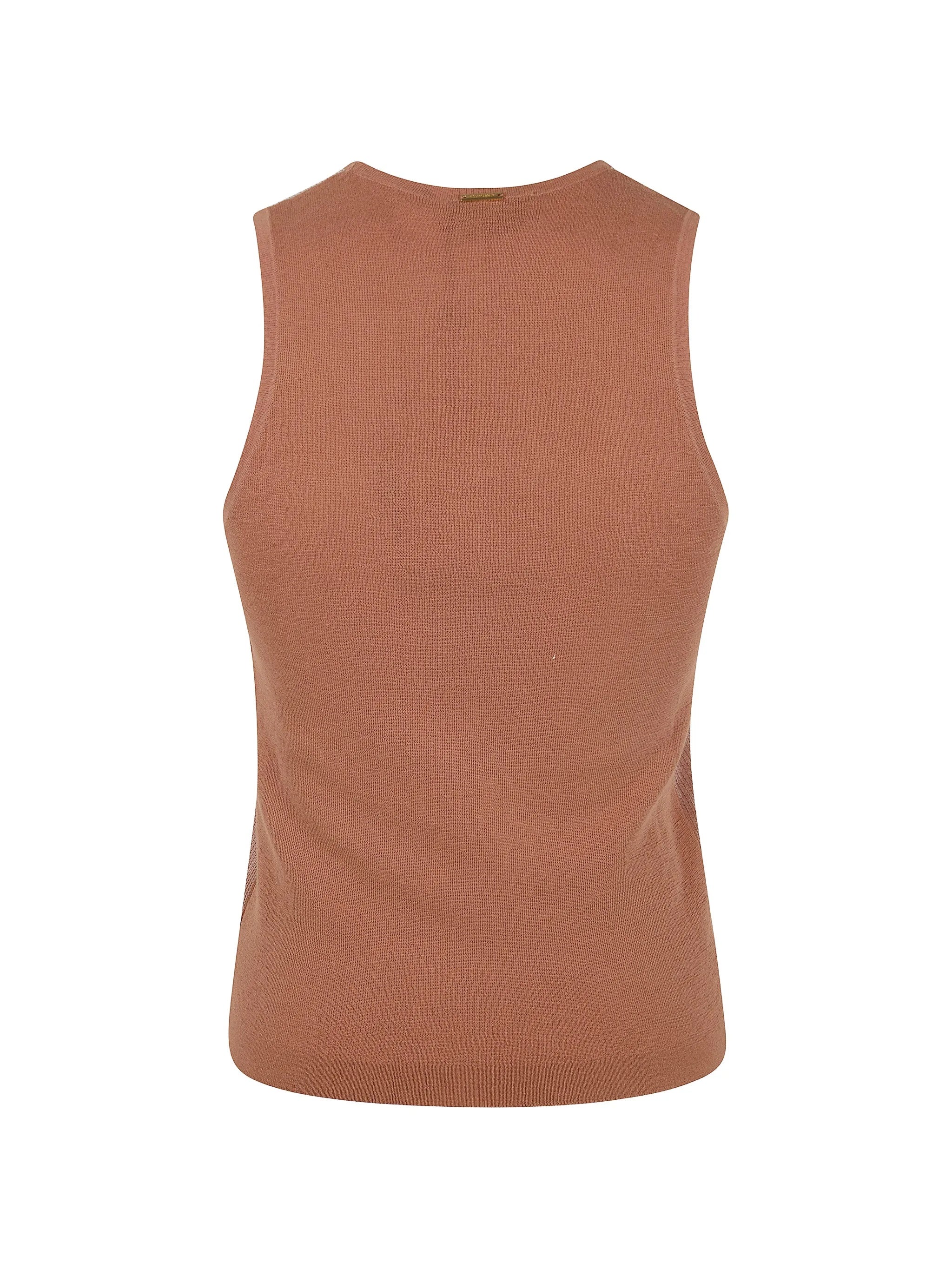 Top Sleek Ribbed Knit Tank Top - Image 2