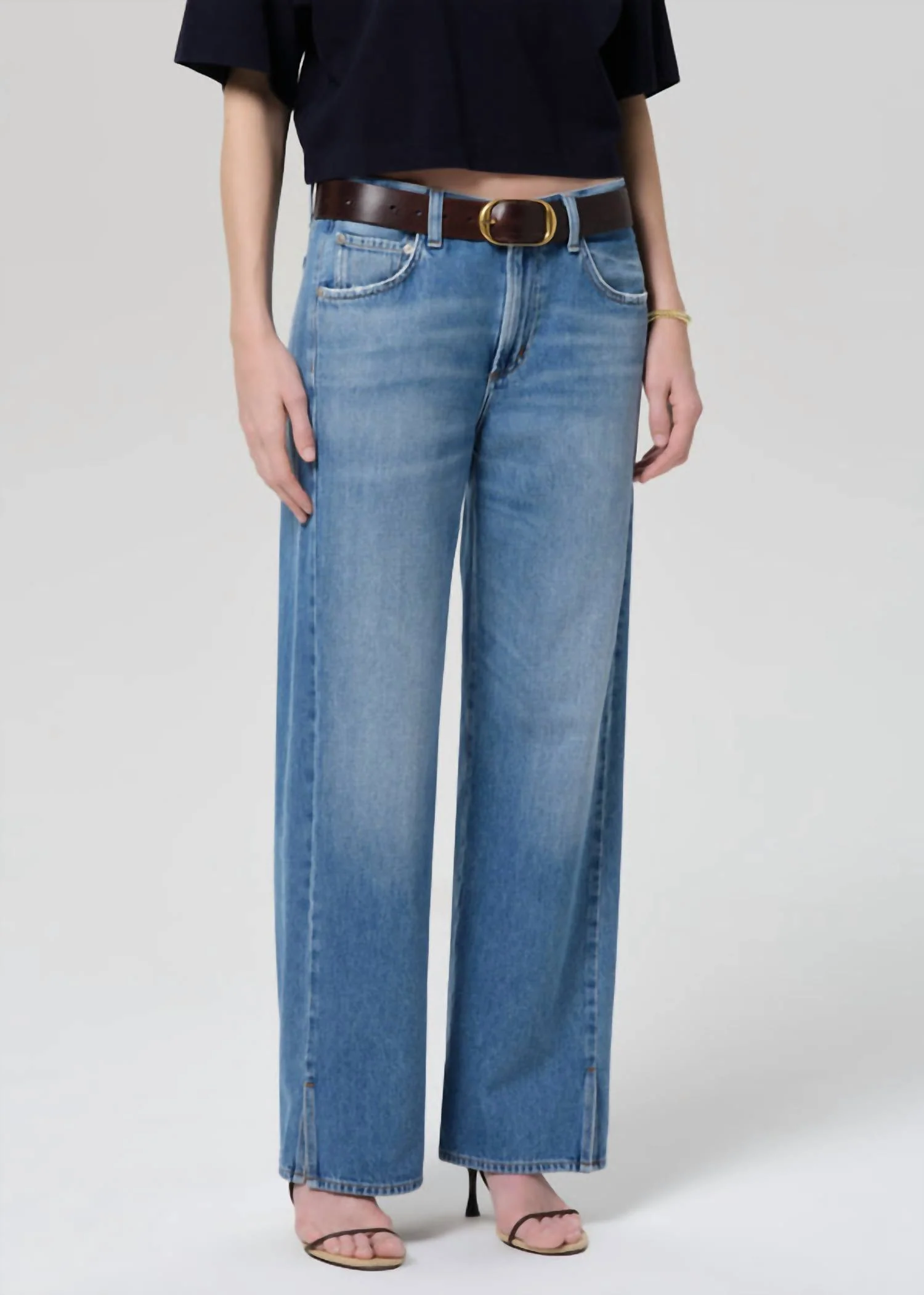 Track Relaxed Straight Leg Jeans In Solstice - Image 4