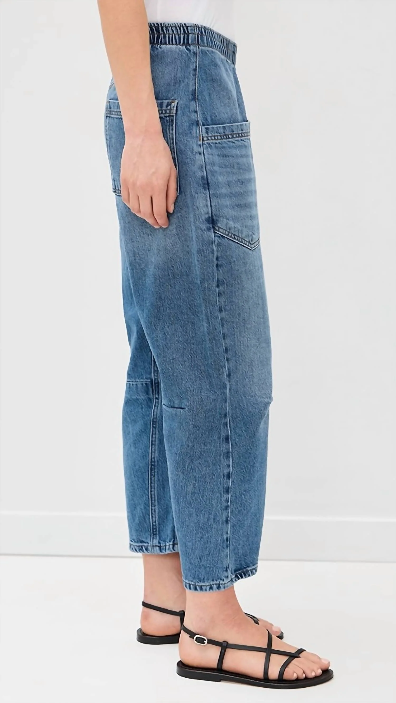 Travis Denim Pants In Vintage Wash - Image 2