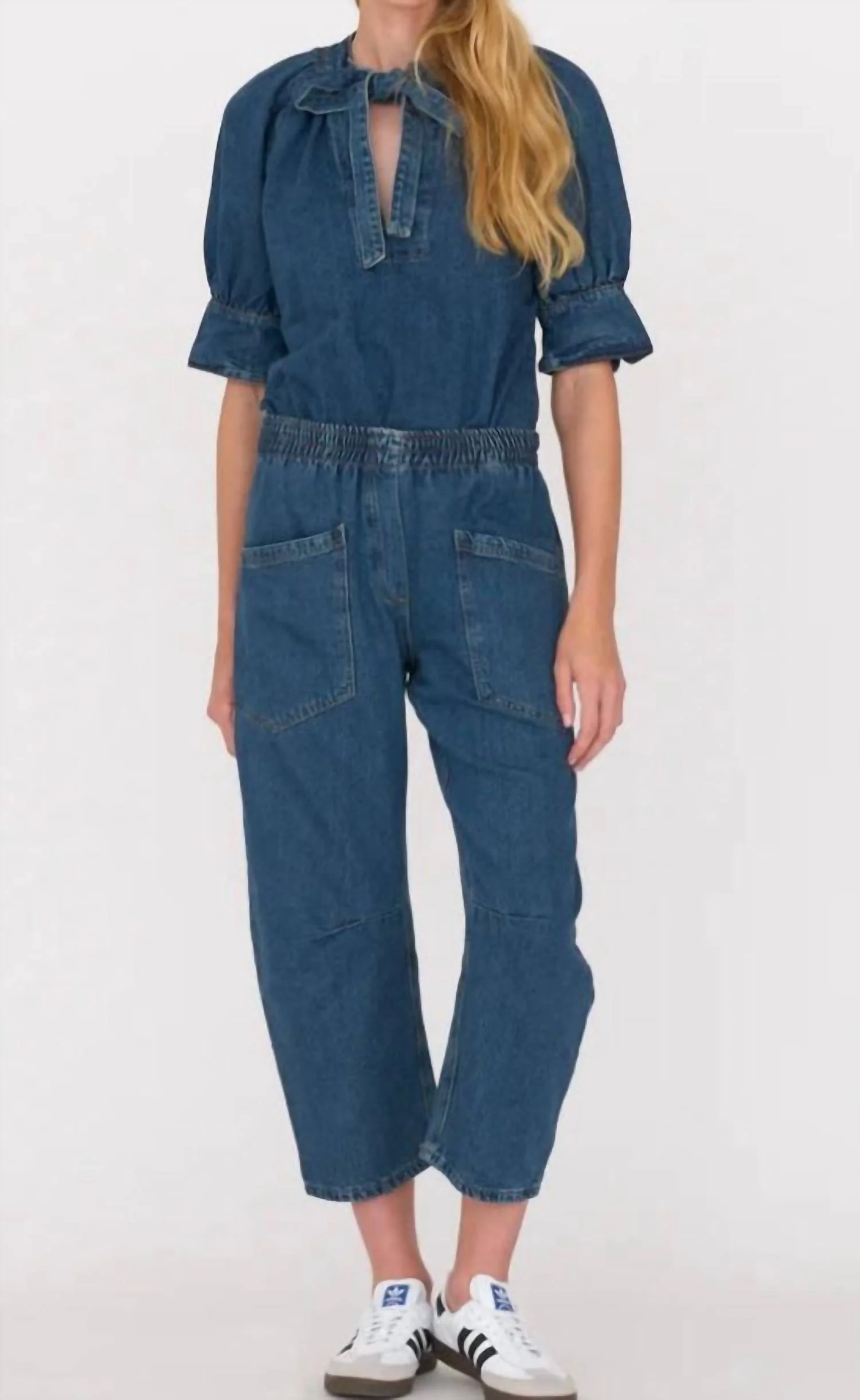 Travis Denim Pants In Vintage Wash - Image 4