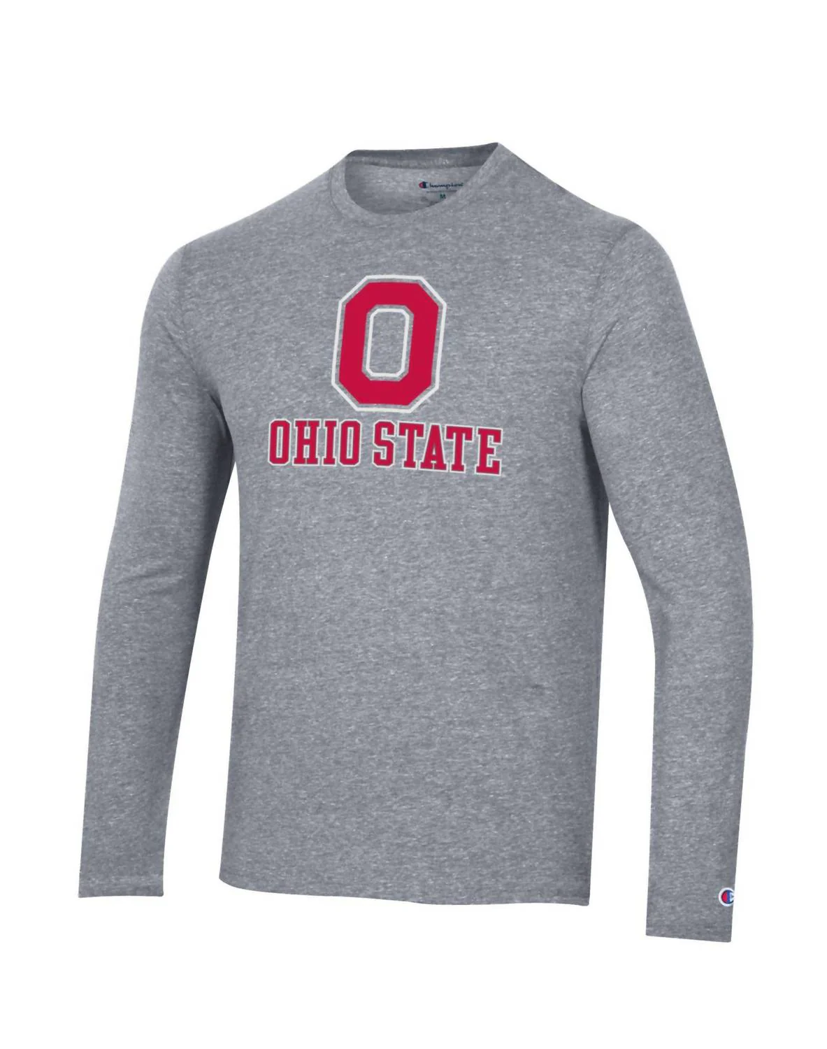 Tri-Blend Long Sleeve Tee Ohio State In Gunsmoke Heather