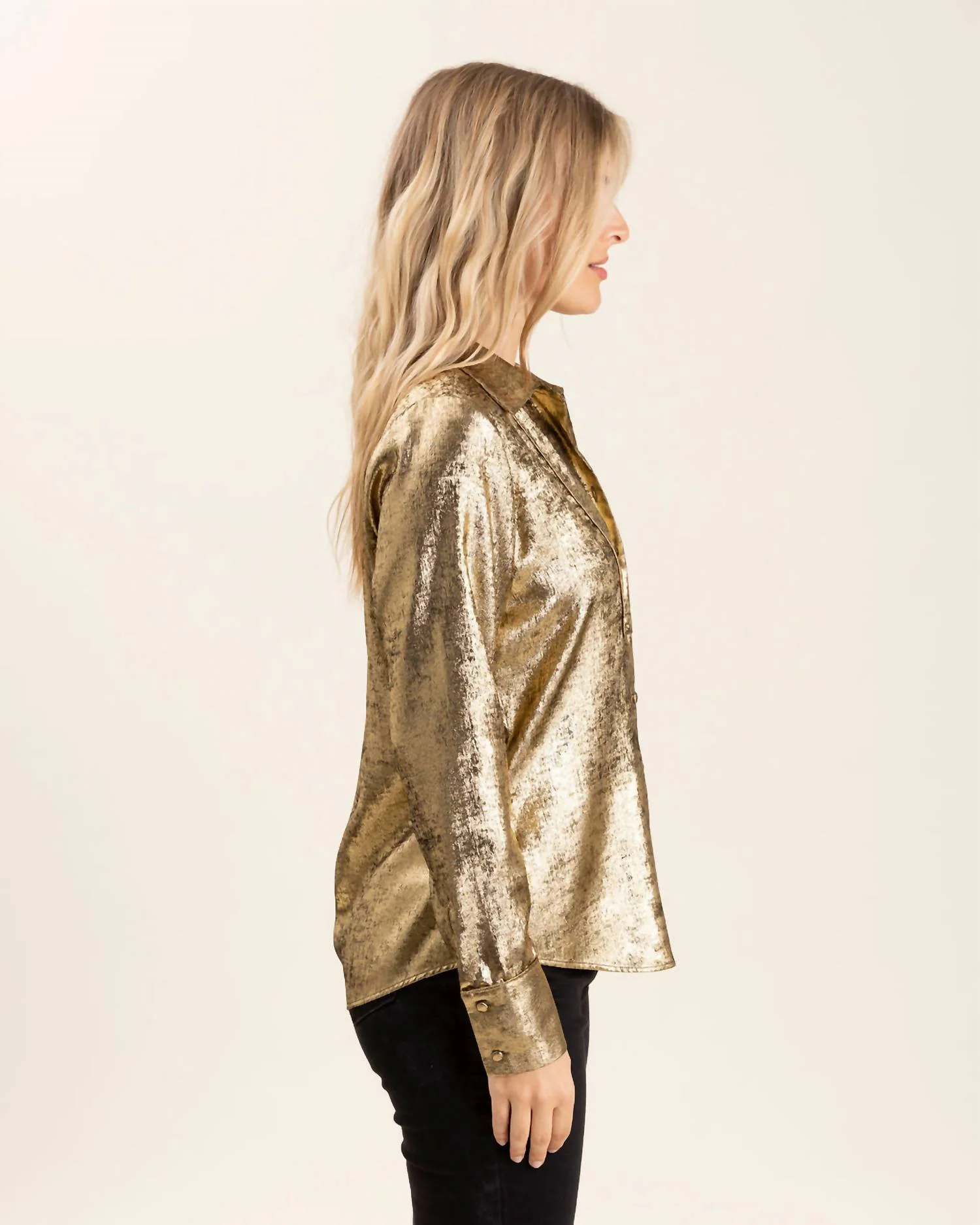 Trixie Top In Bronze - Image 2