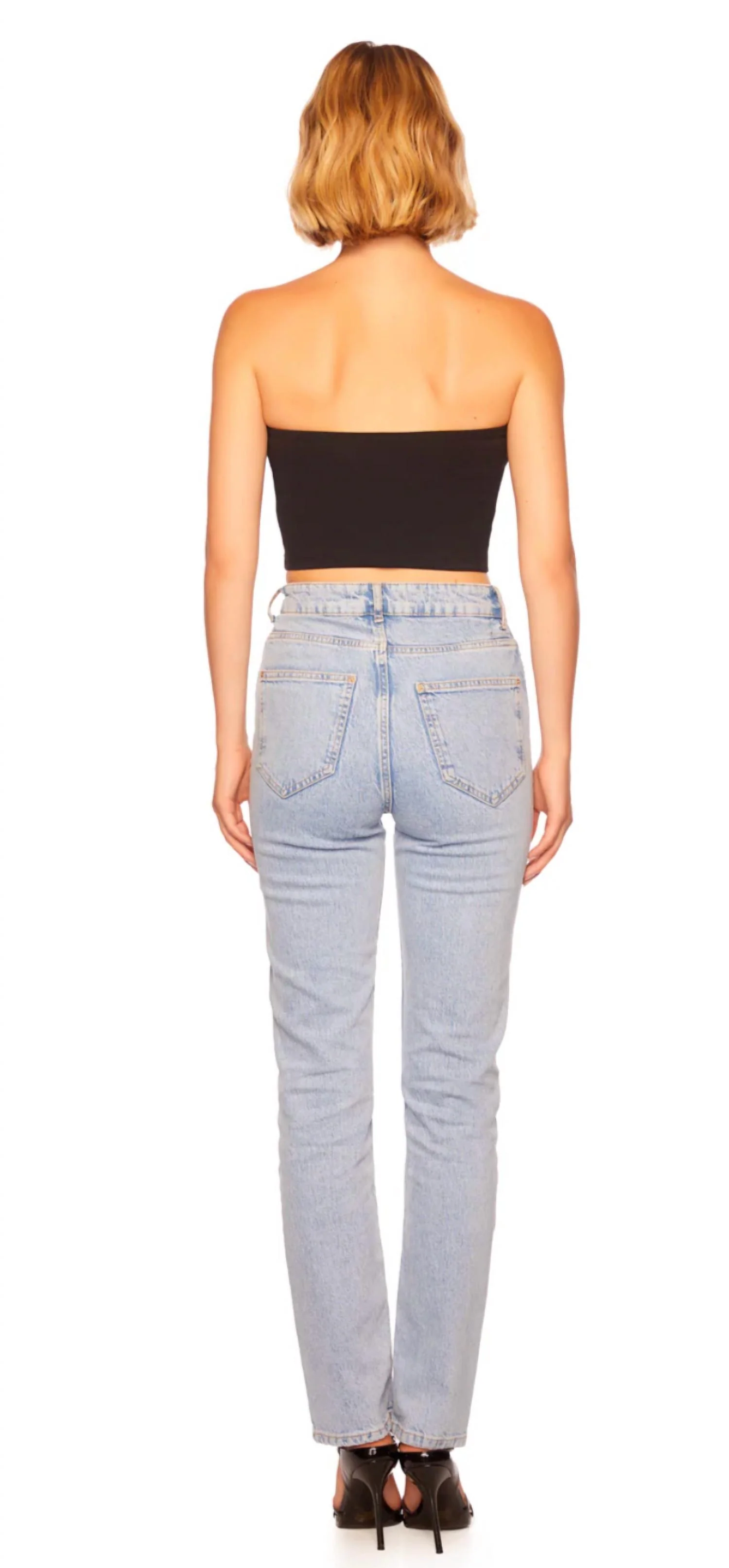 Tube Top In Black - Image 2