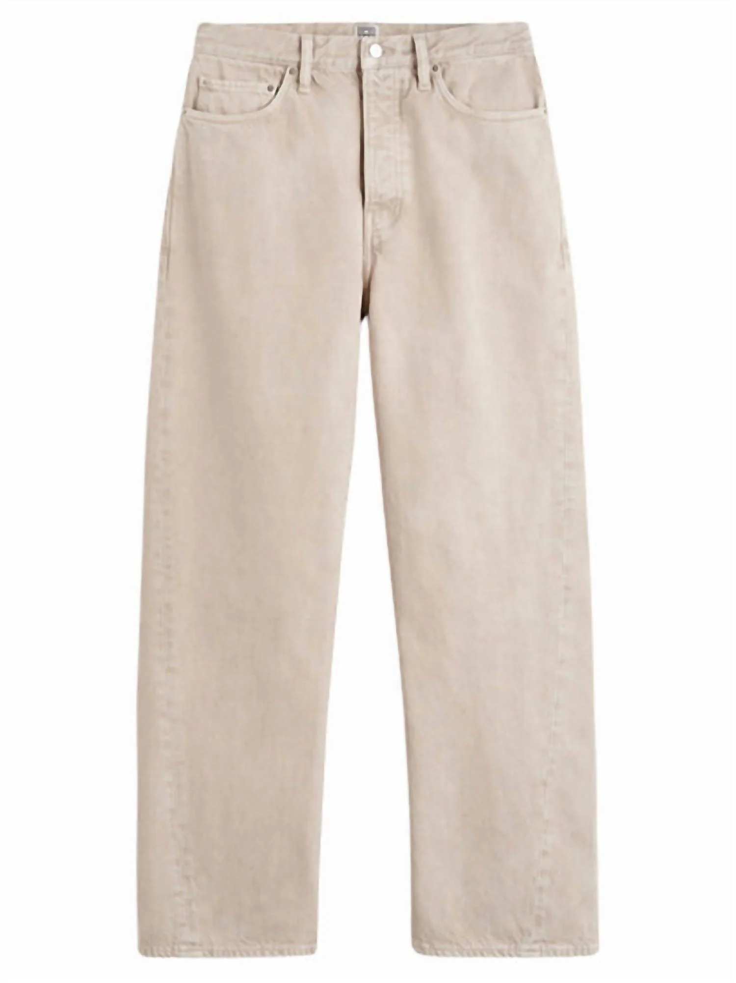 Twisted Seam Full Length Jeans In Smoke - Image 2