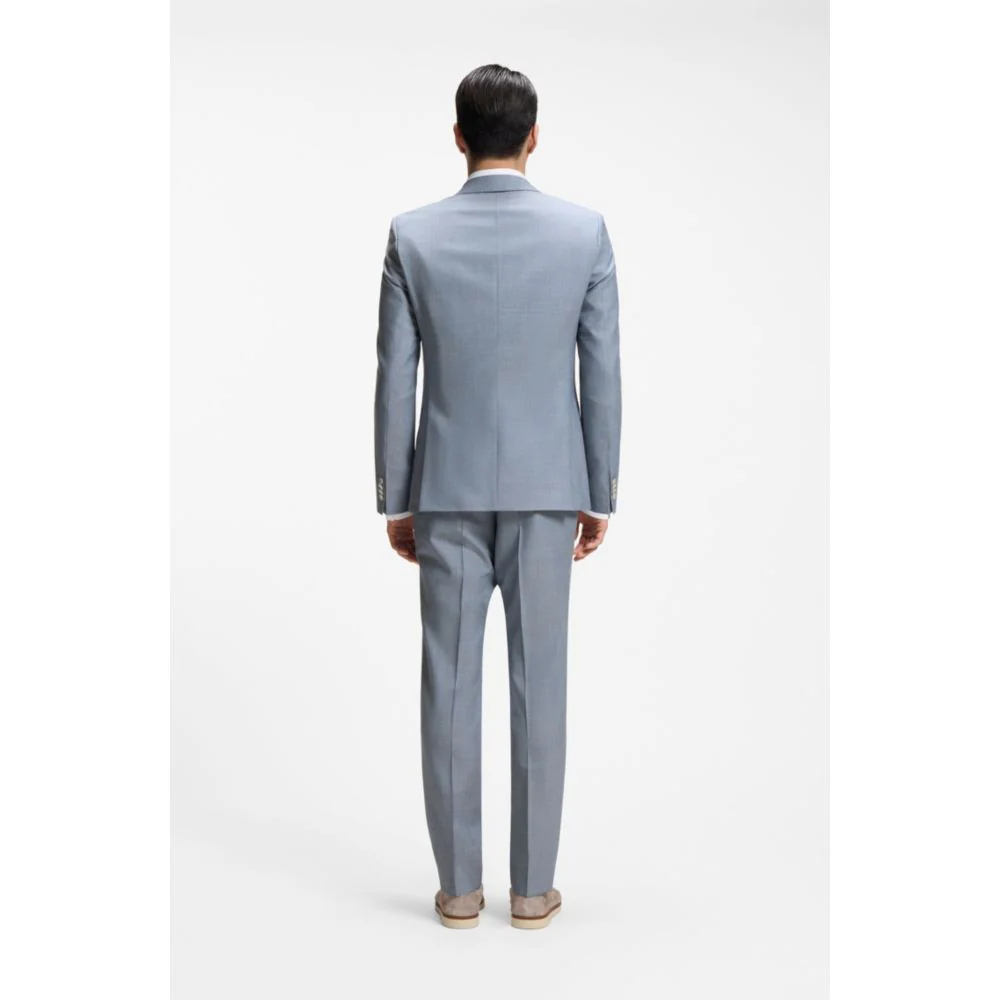 Two-piece wool-blend slim-fit suit with silk - Image 4
