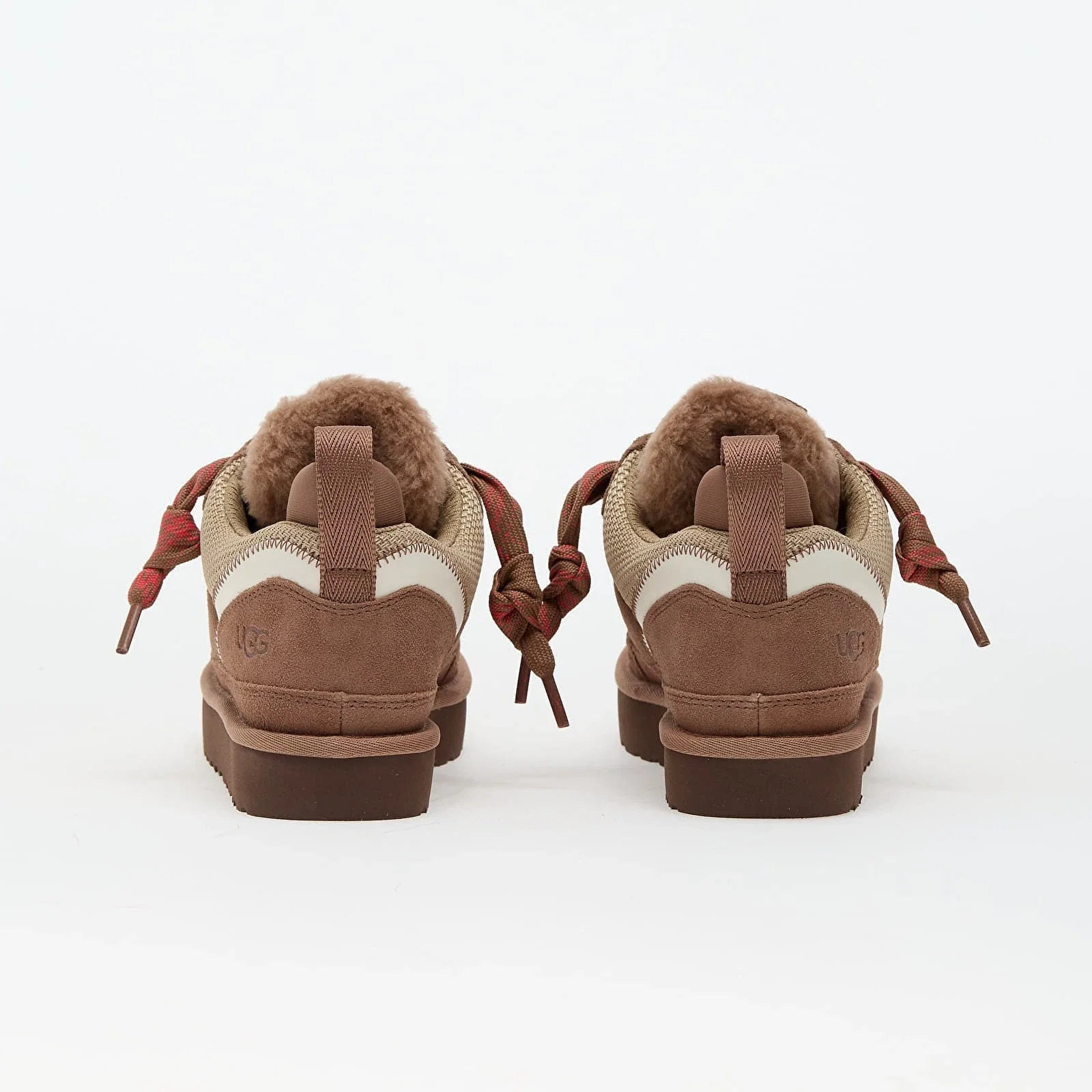 UGG Lowmel 1144032-RYK Sneakers Women's Brown Suede Lifestyle Shoes RHS8183 - Image 4