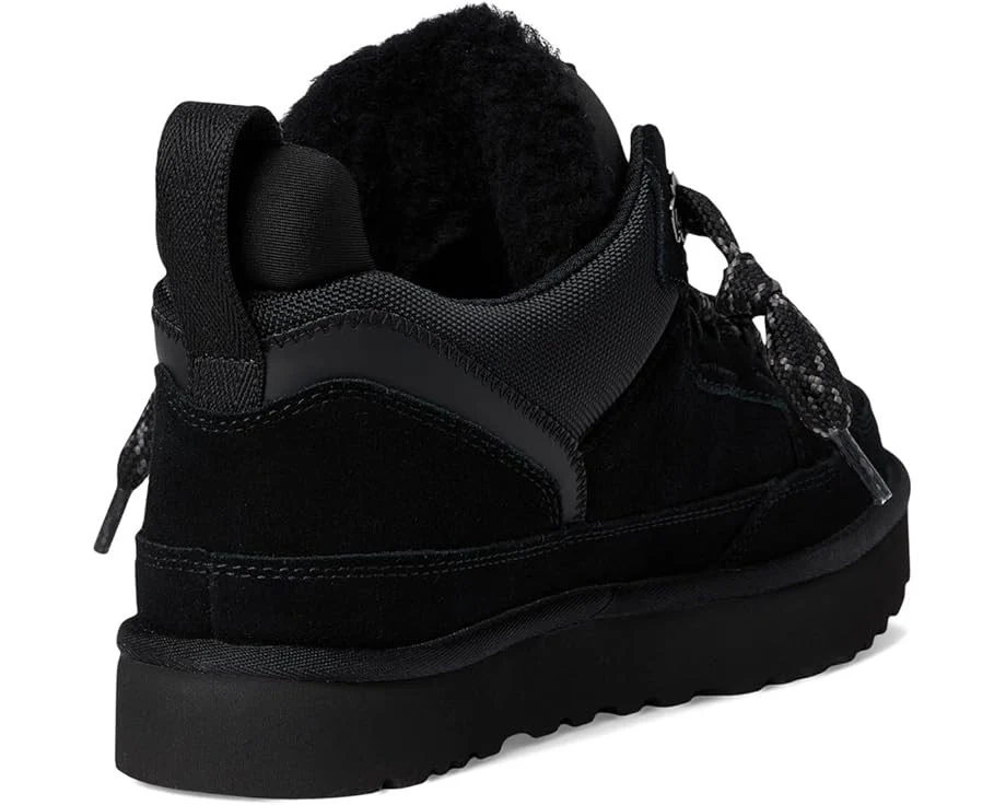 UGG Lowmel 1170750-BLK Sneakers Men's Black Suede Lace-Up Casual Shoes GUG102 - Image 5