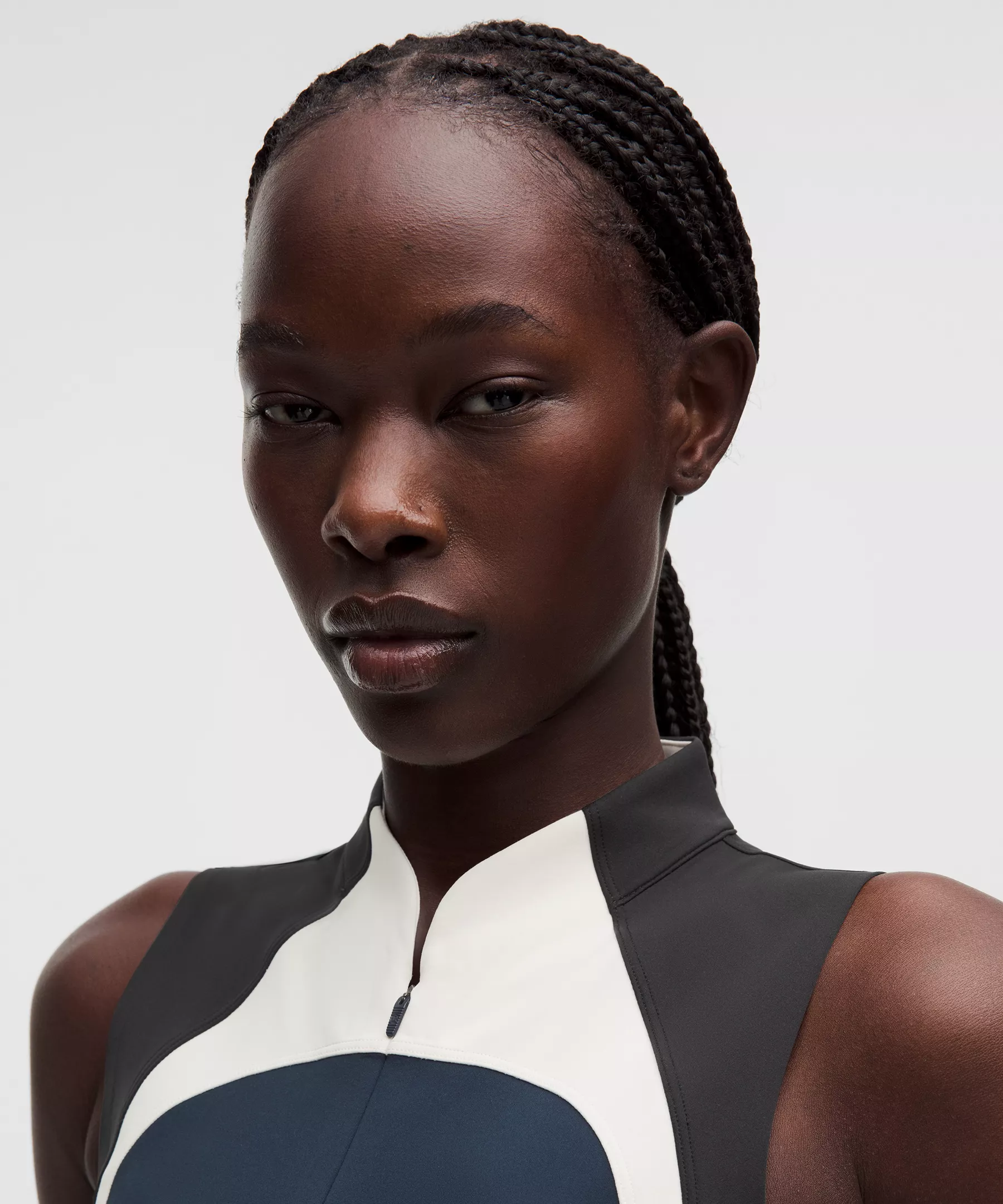 Ultralu Zip-Front Cropped Tank Top - Image 4