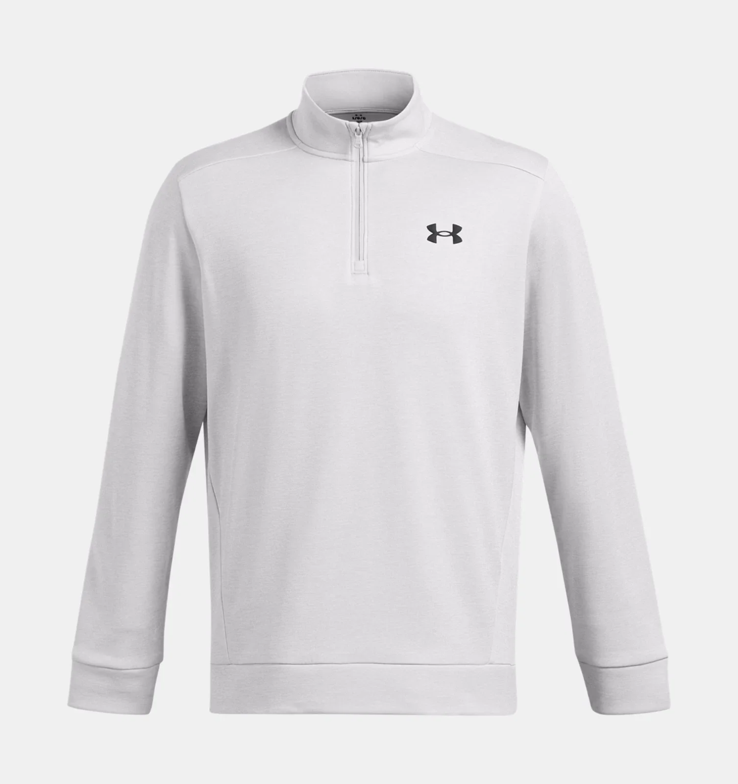 Under Armour Armour Fleece Twist Sweatshirt Men Halo Gray 1/4 Zip DSGL115 - Image 4