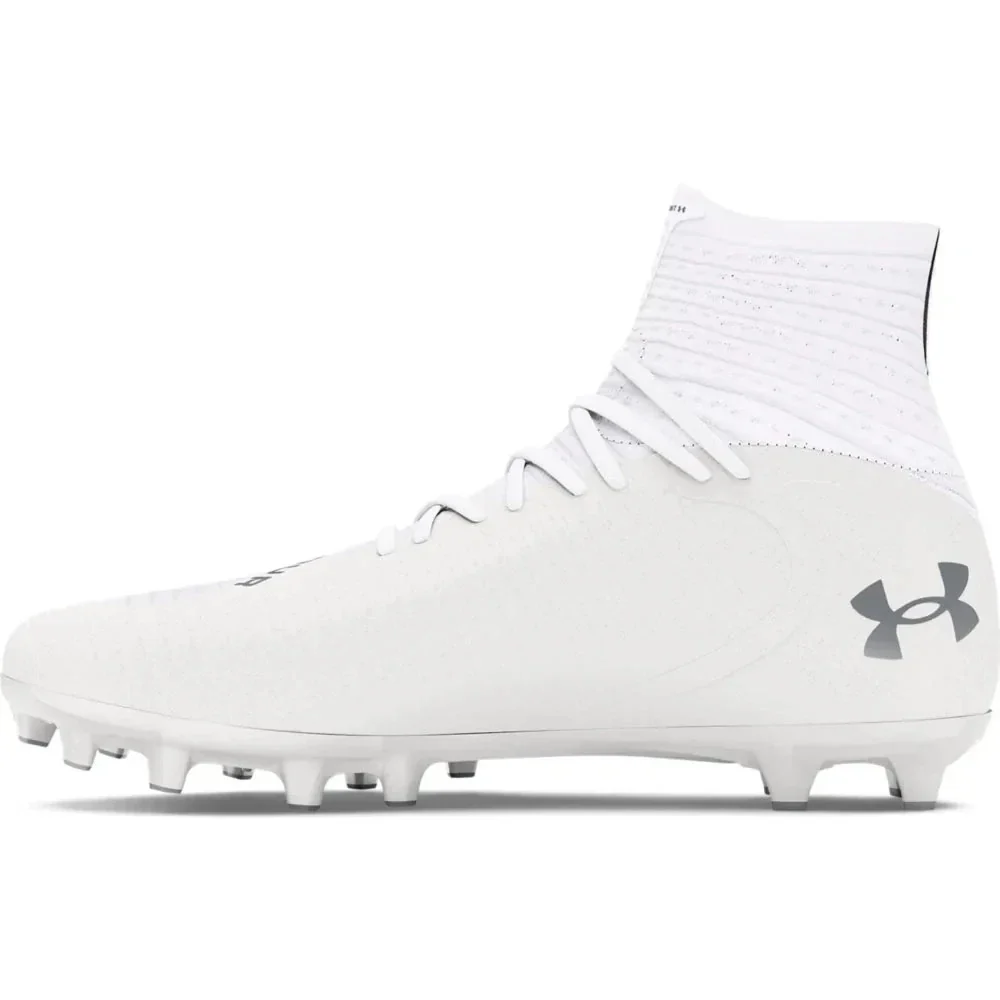 Under Armour Highlight 2 MC 3027304-104 Mens White Football Cleats RHS8200 - Image 3