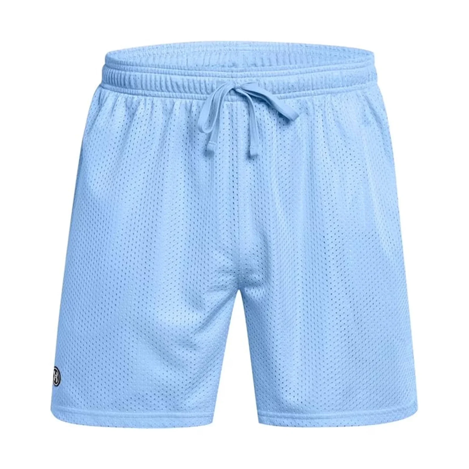 Under Armour Icon Mesh Shorts Men's Blue Drawstring Waist Training DSGL141 - Image 3