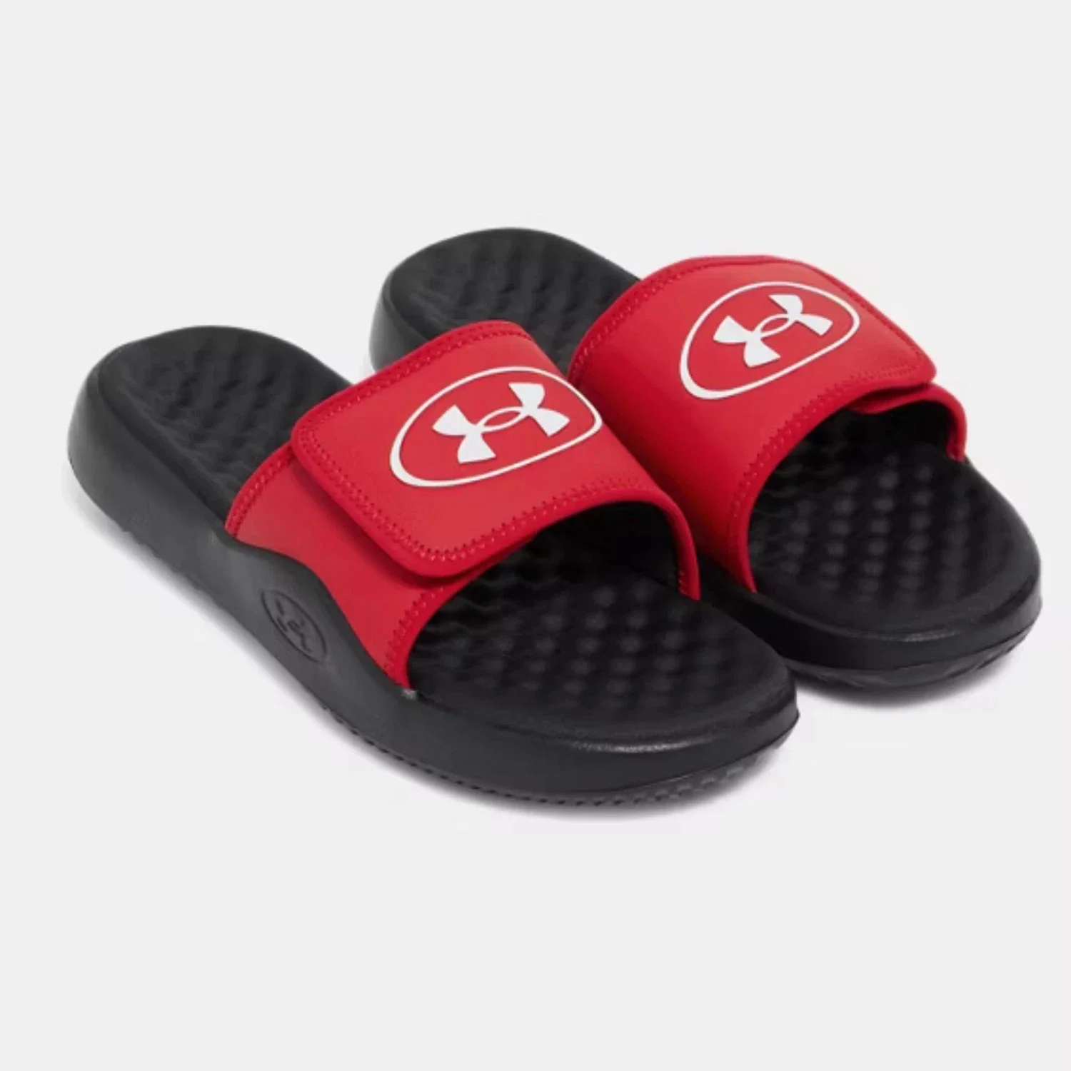 Under Armour Ignite Pro 6000337-600 Sandals Men's Red Slip-On Slide JAX728