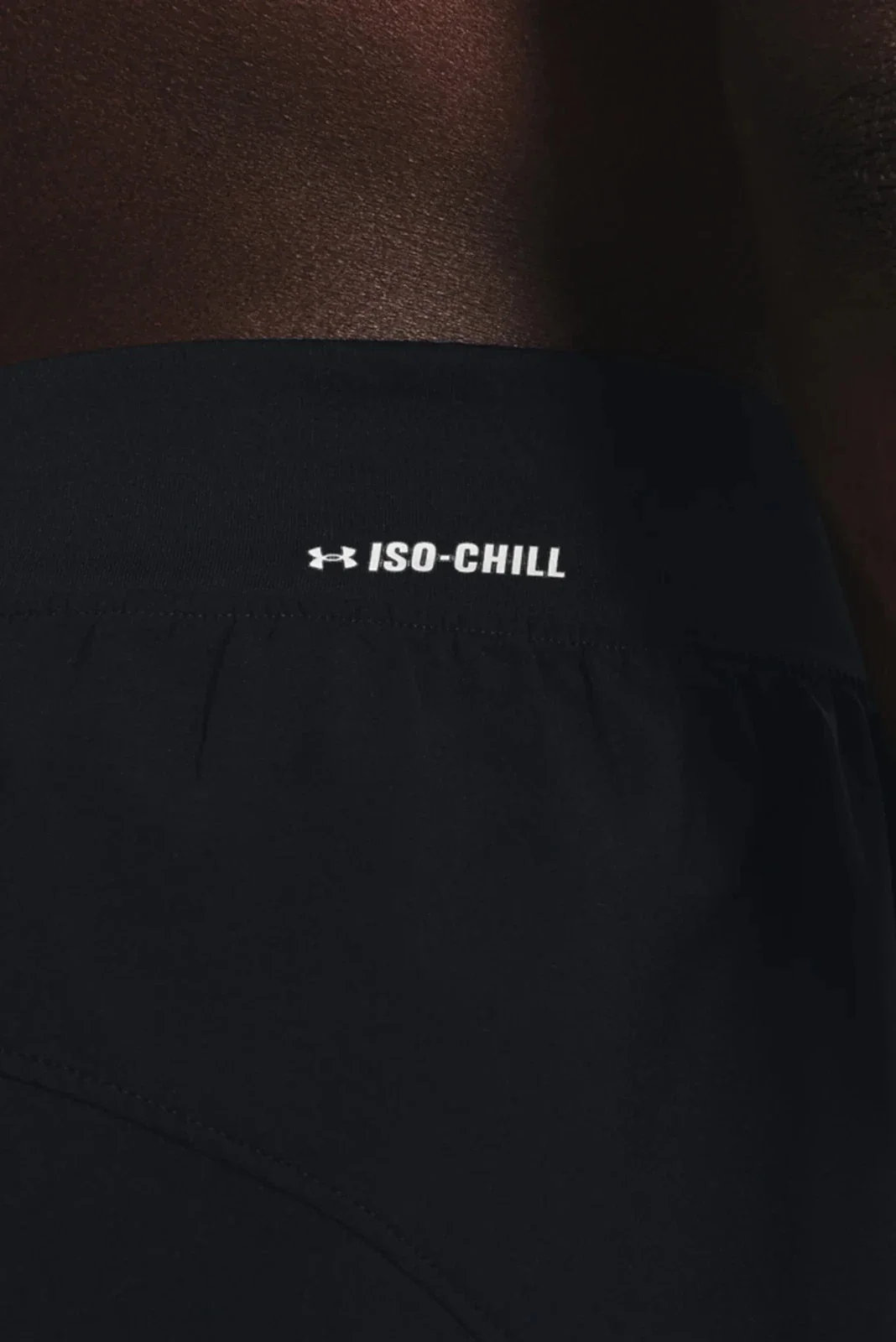 Under Armour Iso-Chill Run 2-in-1 Shorts Men's Black Stretch Active DSGL409 - Image 6