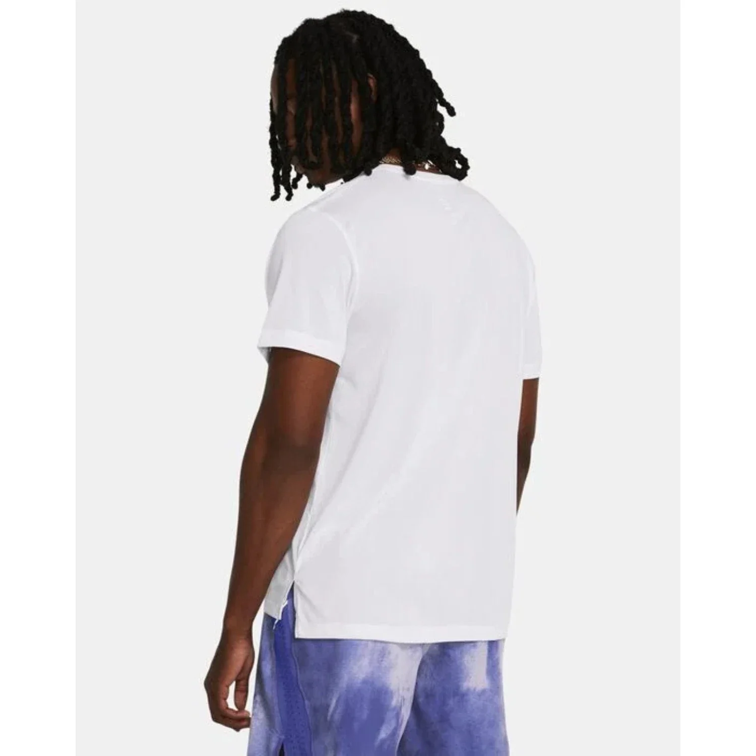 Under Armour Launch T-Shirt Men's White Short Sleeve Activewear GBO22 - Image 2