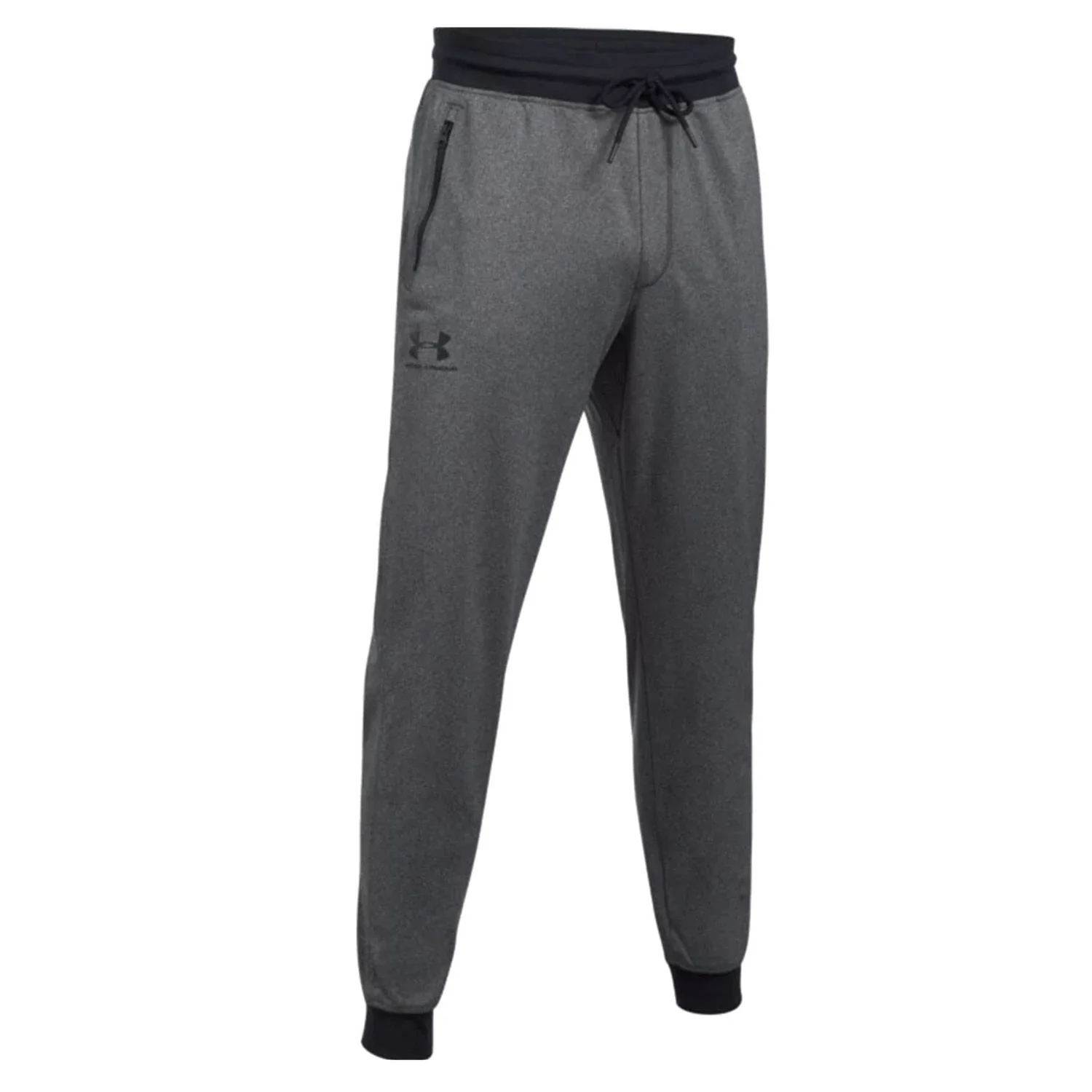 Under Armour Sportstyle Tricot Joggers Men's Gray Drawstring Waist DSGL655 - Image 3