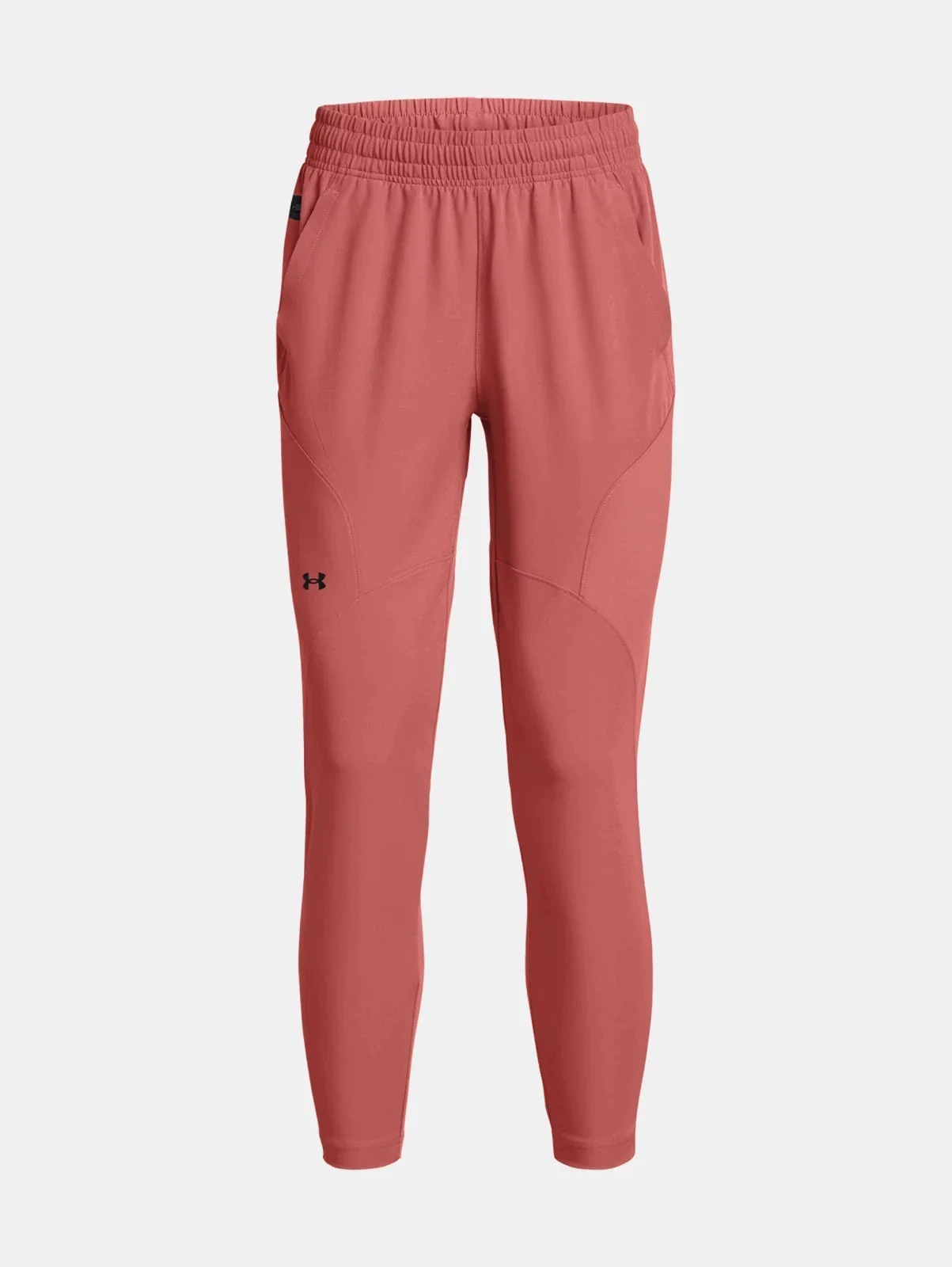 Under Armour Unstoppable Hybrid Pants Women Sedona Red Performance DSGL143 - Image 5