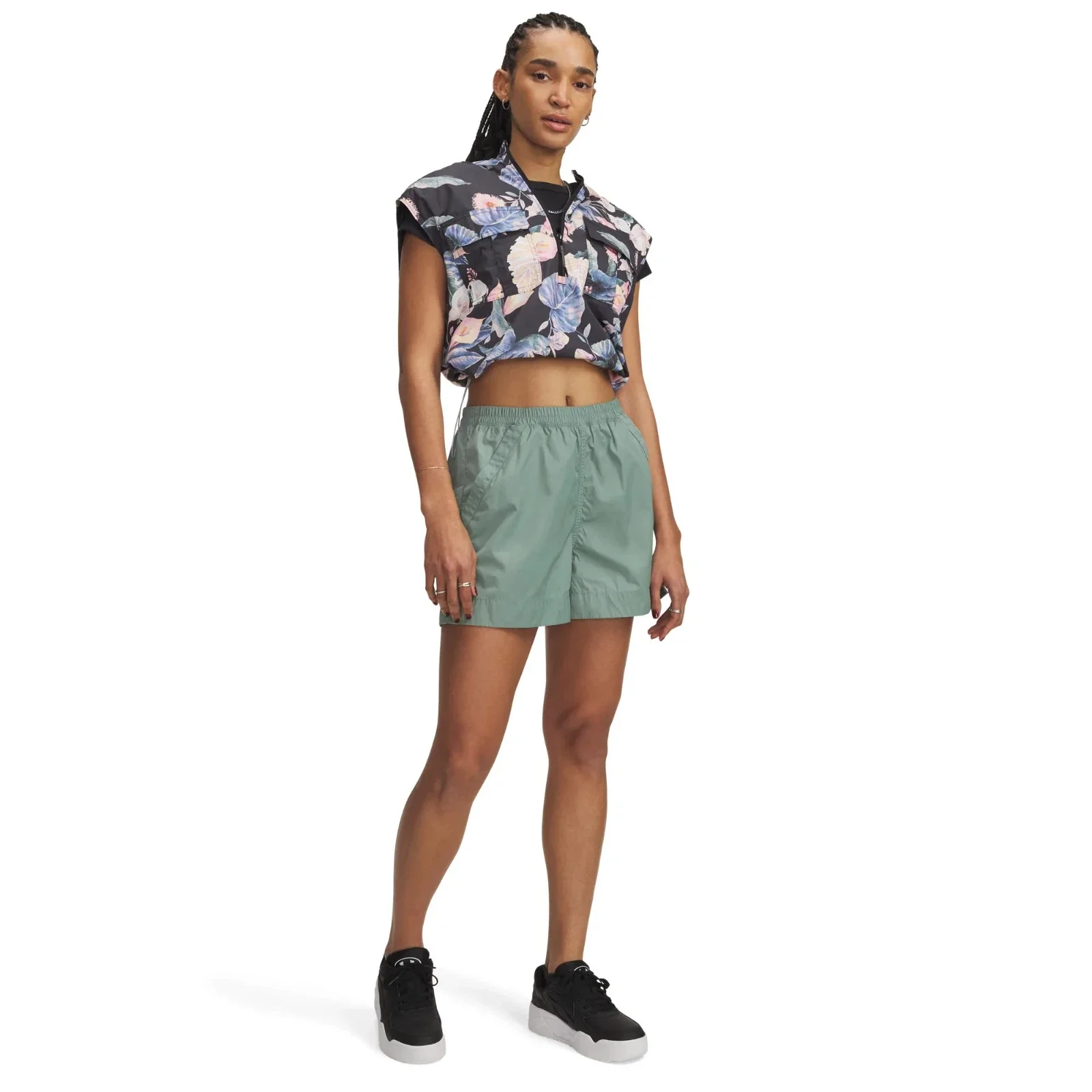 Under Armour Unstoppable Utility Shorts Women's Green Activewear DSGL1025 - Image 3
