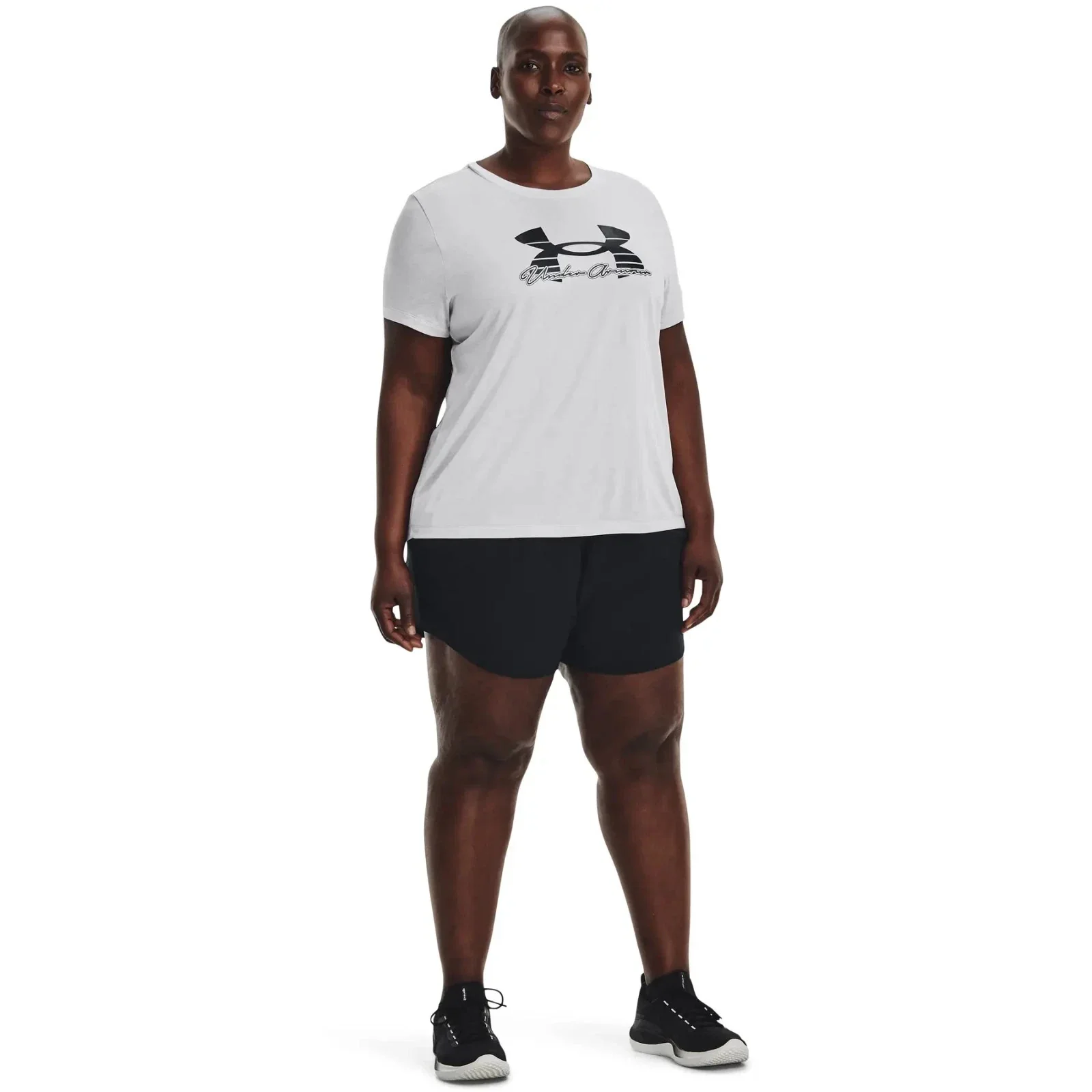 Under Armour Vanish Shorts Women's Black Stretch 5 in Elastic Waist DSGL573 - Image 2